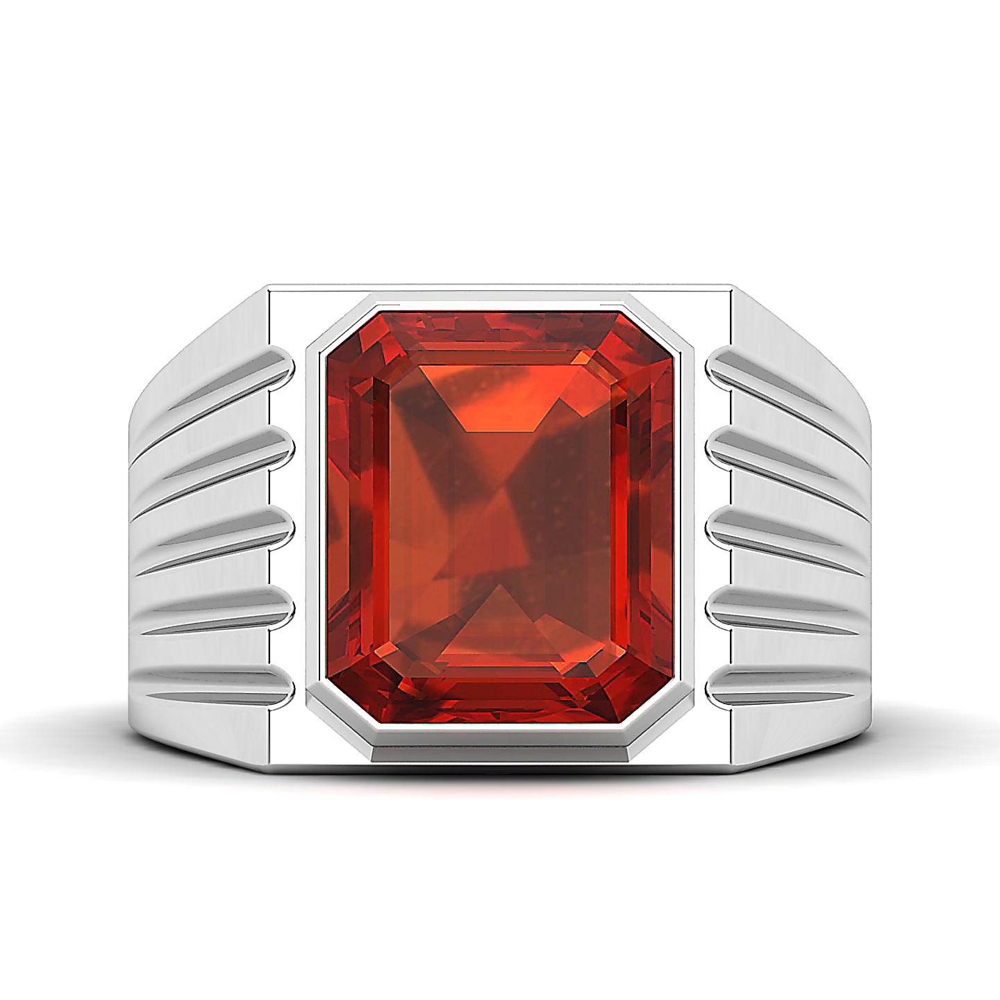 The Valorous Hessonite Gold Ring