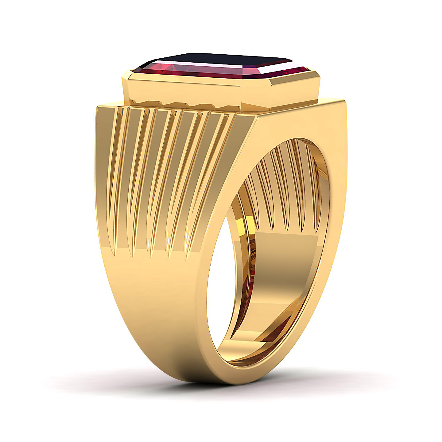 The Valorous Ruby Gold Ring