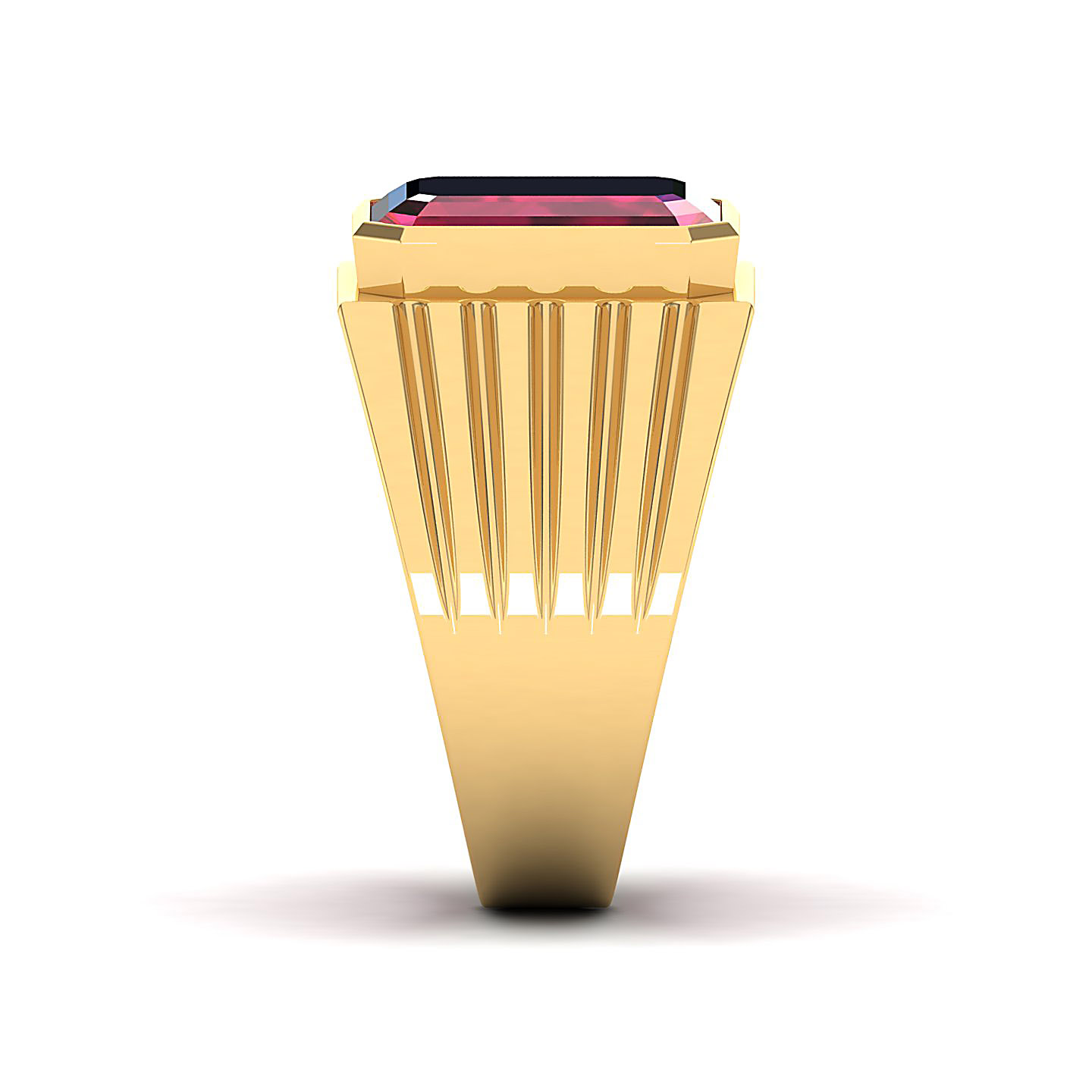 The Valorous Ruby Gold Ring