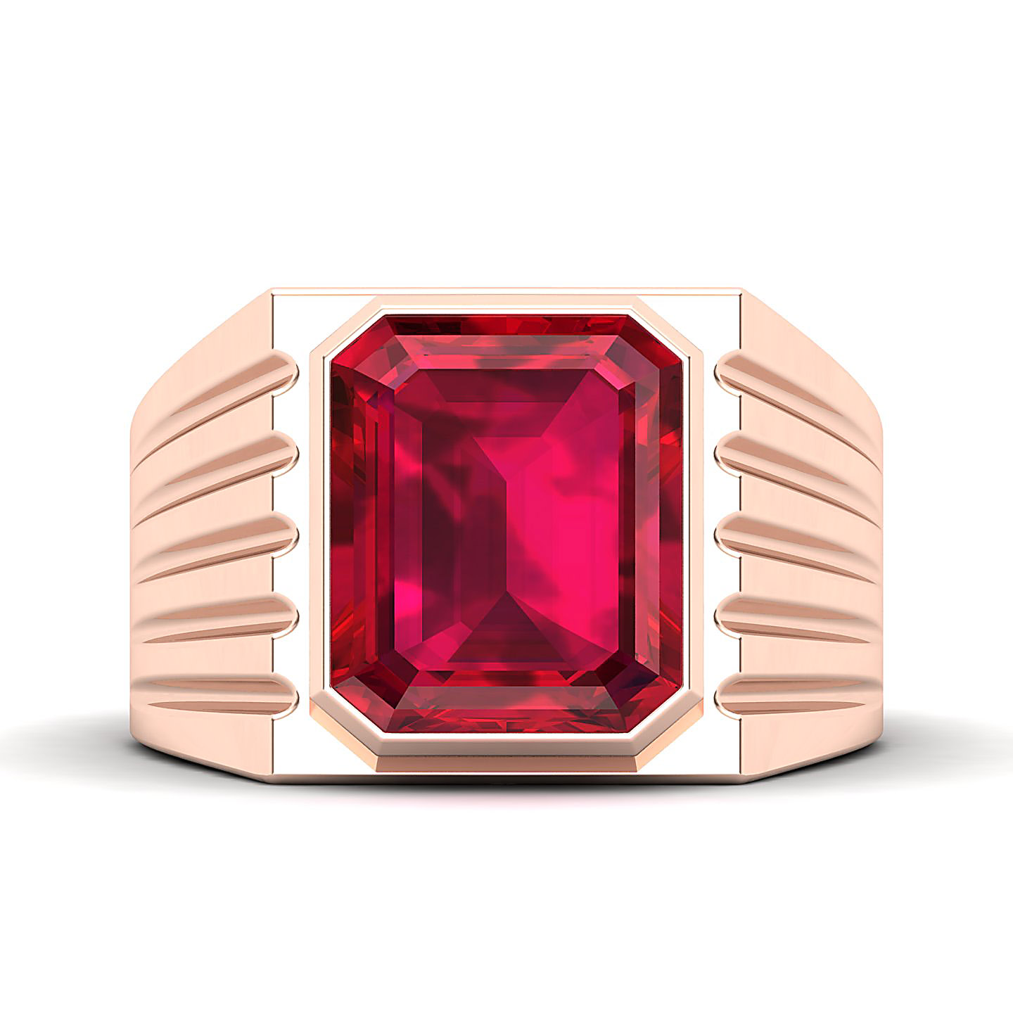 The Valorous Ruby Gold Ring