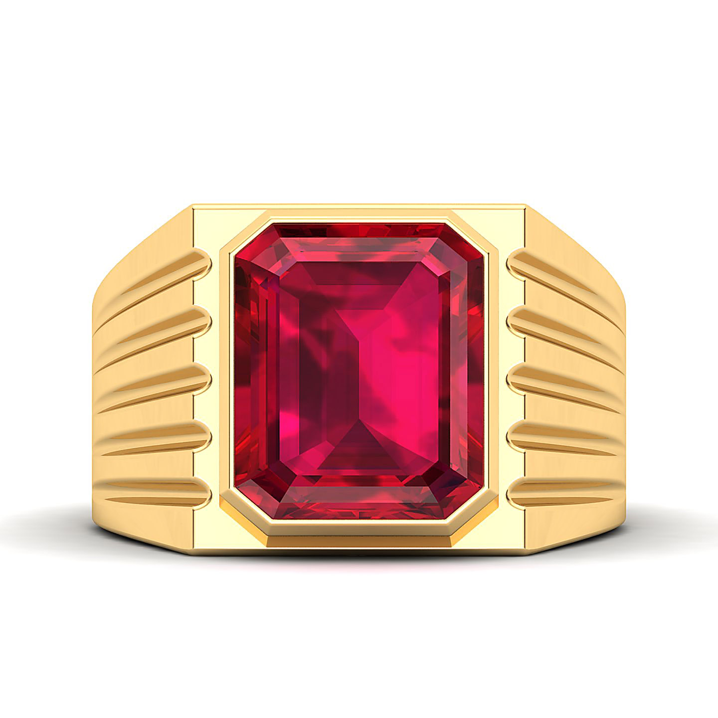 The Valorous Ruby Gold Ring