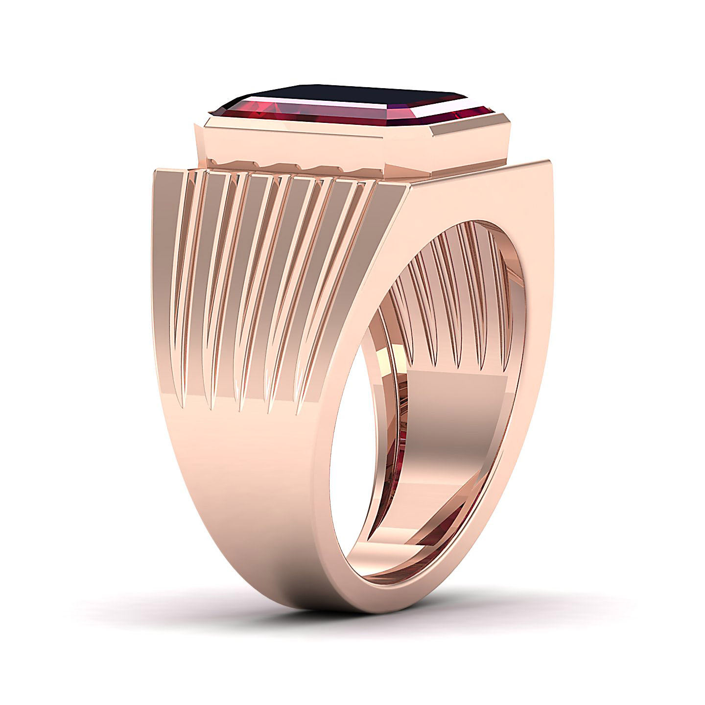 The Valorous Ruby Gold Ring