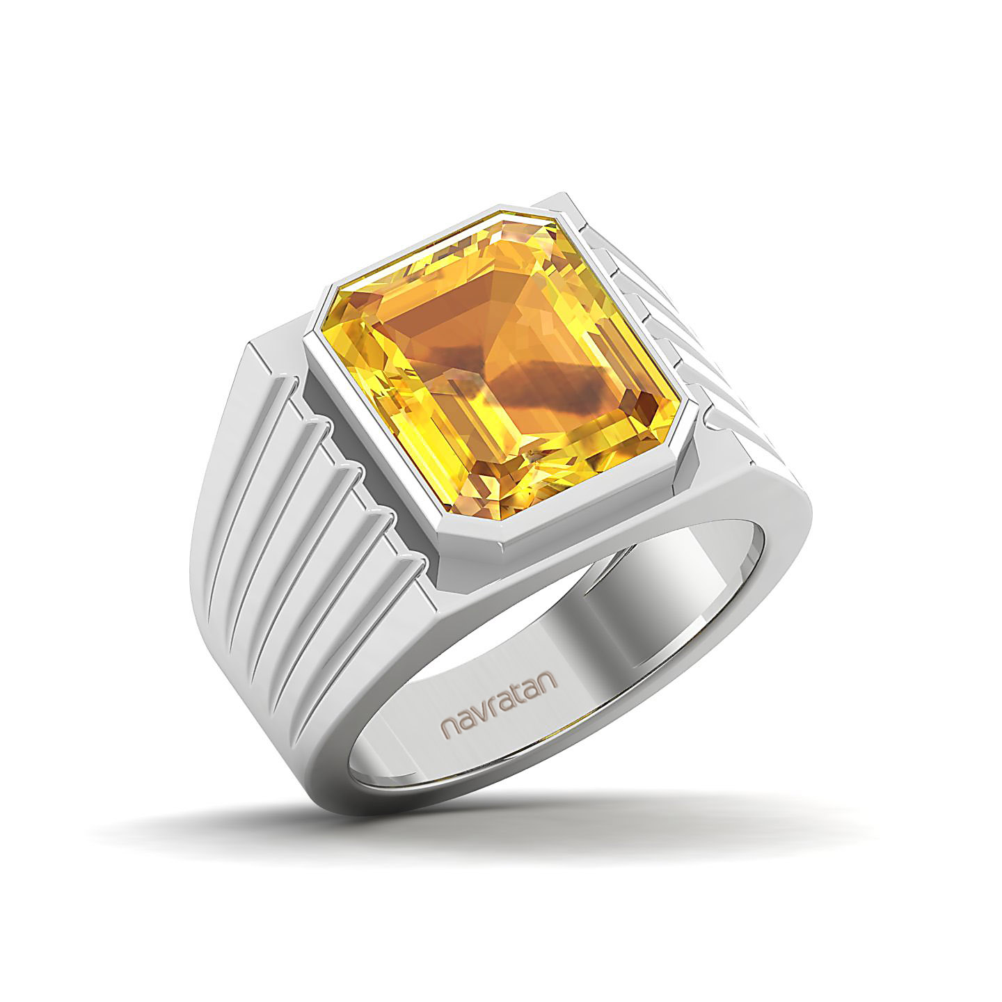 The Valorous Yellow Sapphire Gold Ring