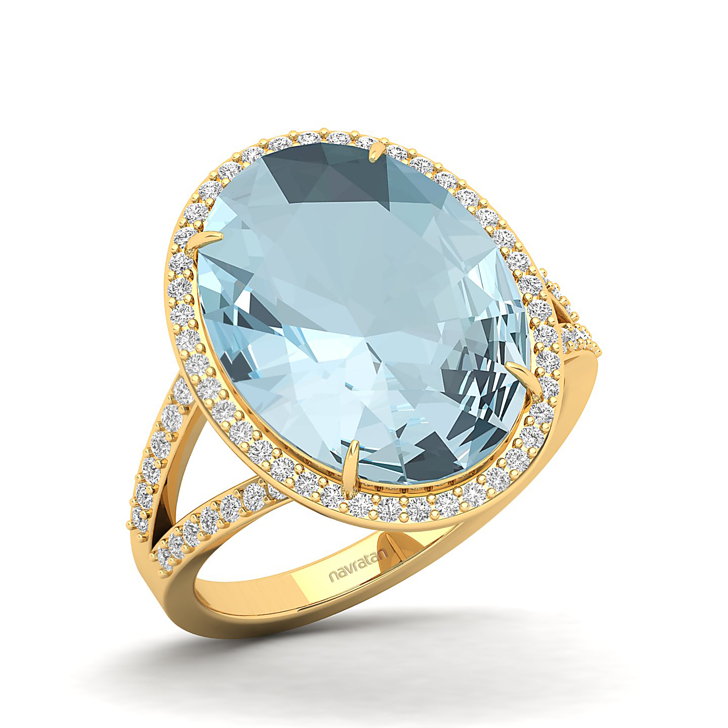 The Vintage Art Deco Aquamarine Ring