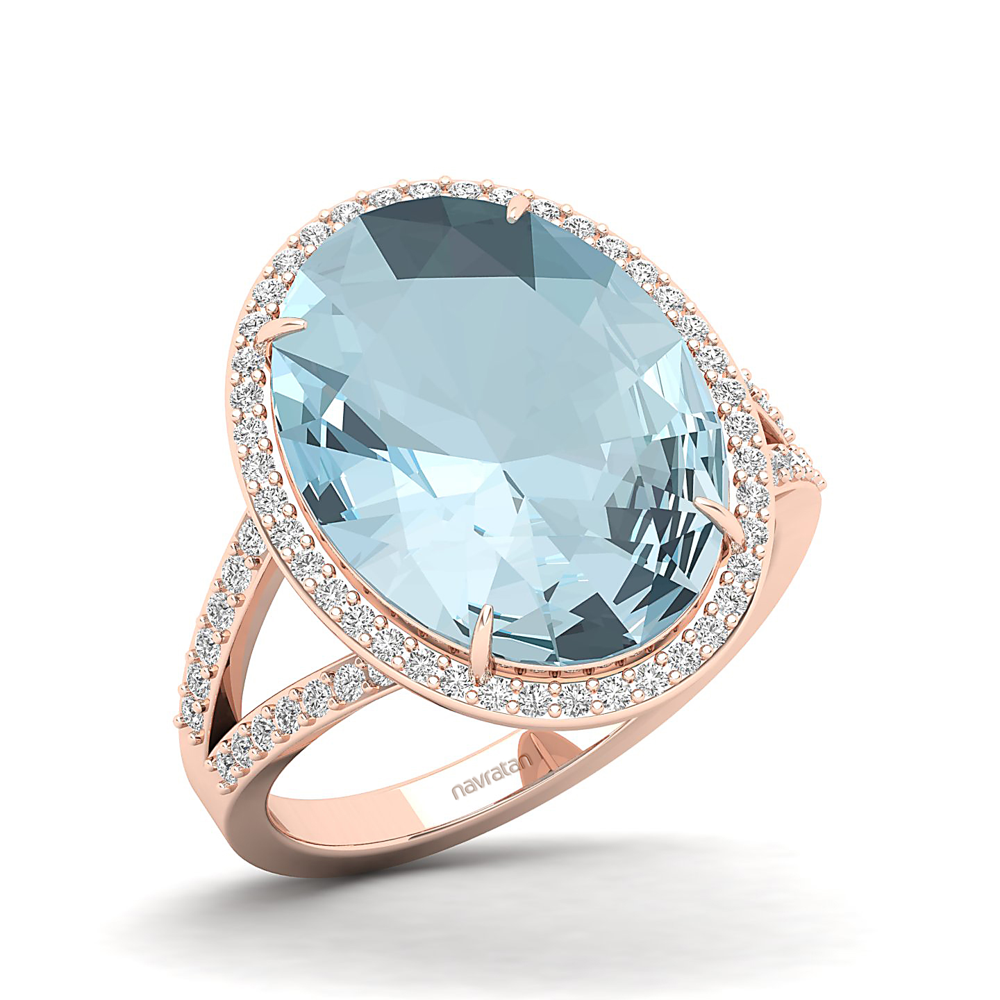 The Vintage Art Deco Aquamarine Ring