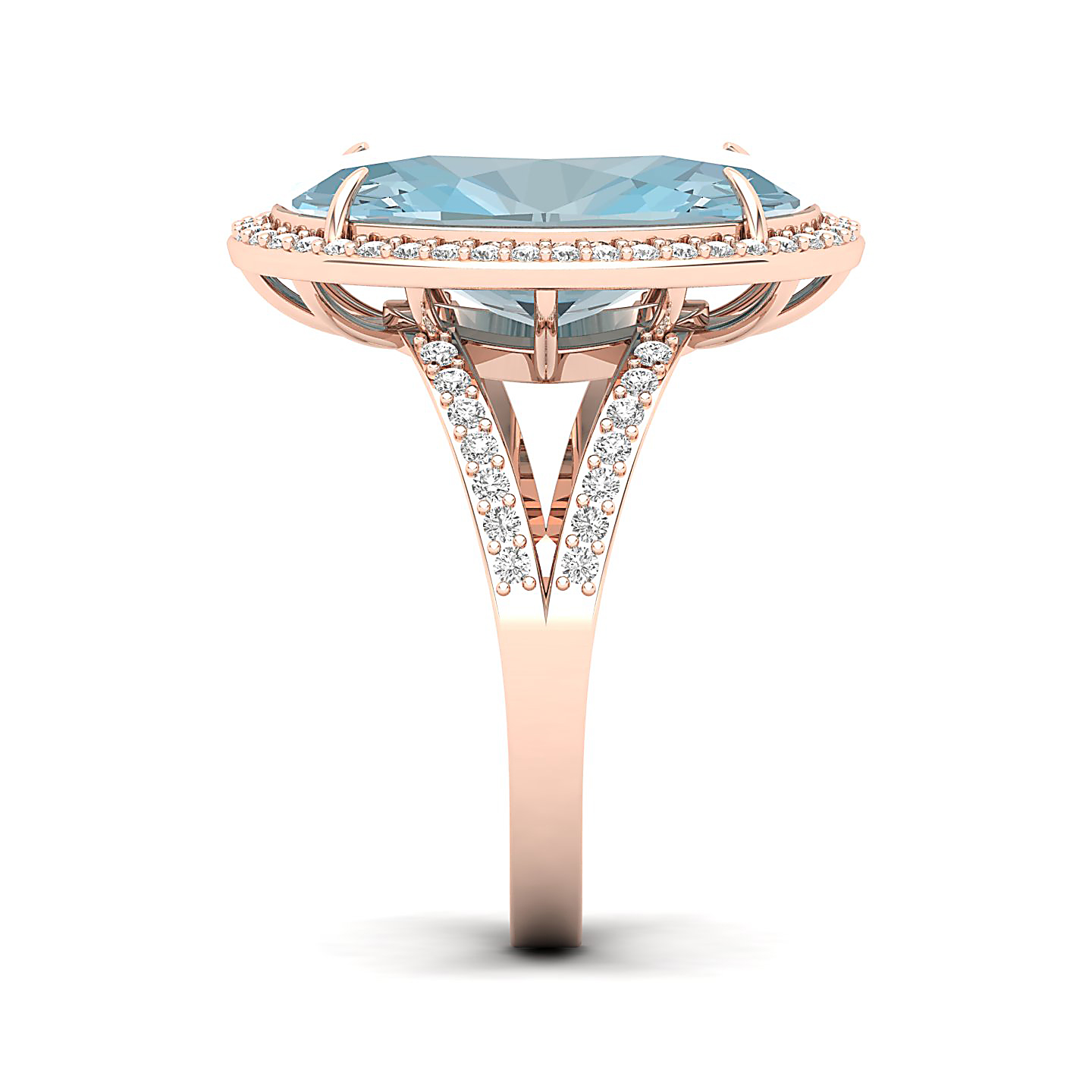 The Vintage Art Deco Aquamarine Ring
