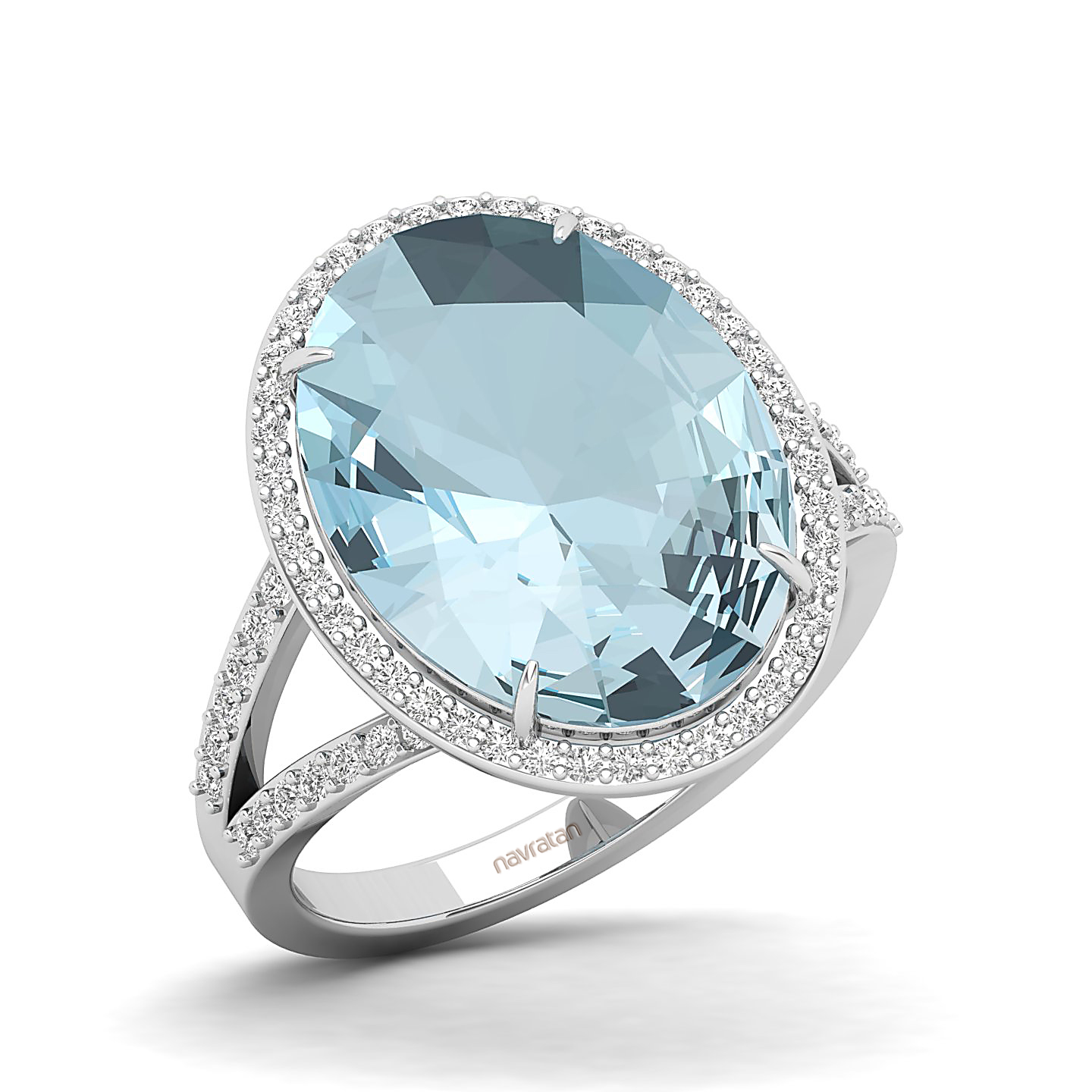 The Vintage Art Deco Aquamarine Ring
