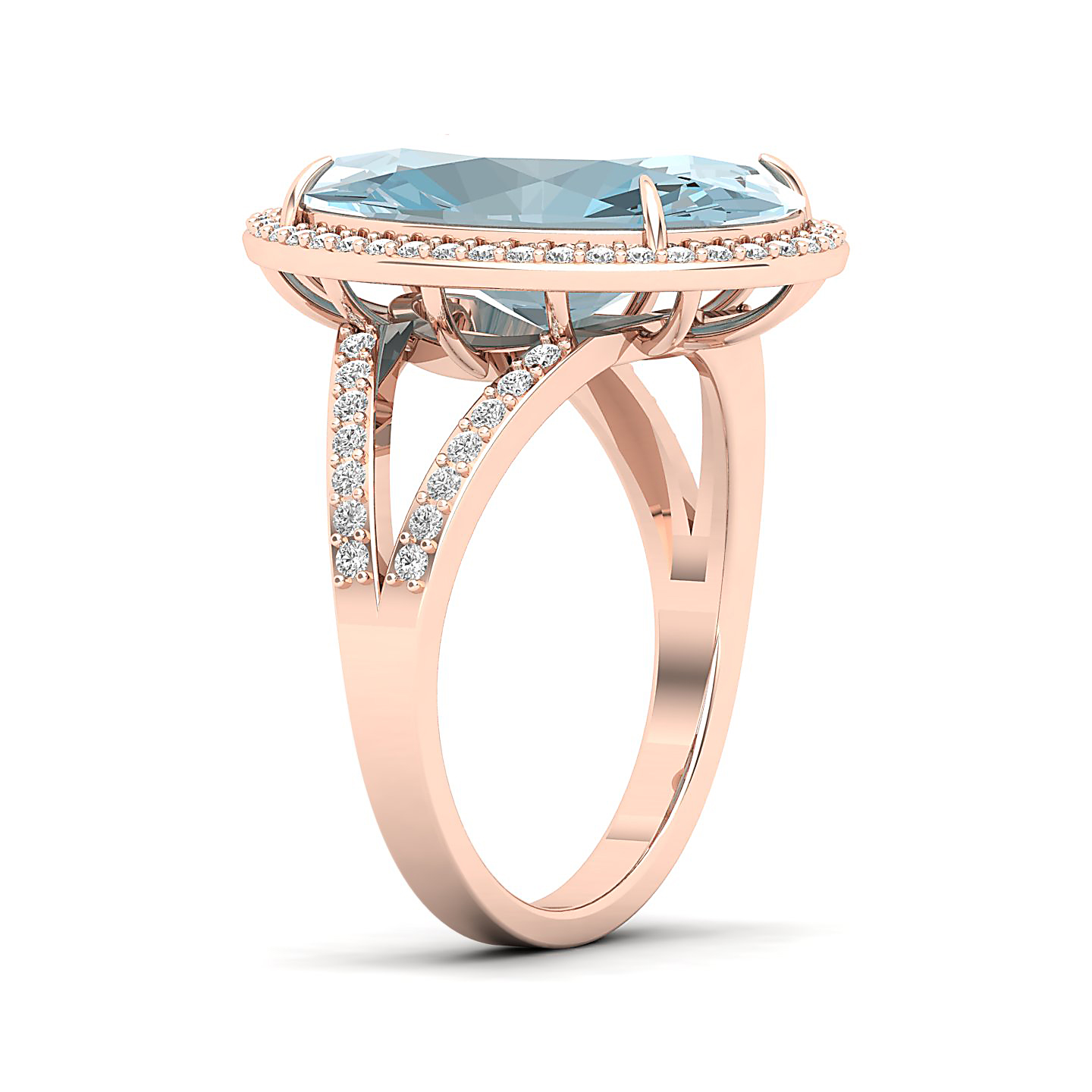 The Vintage Art Deco Aquamarine Ring