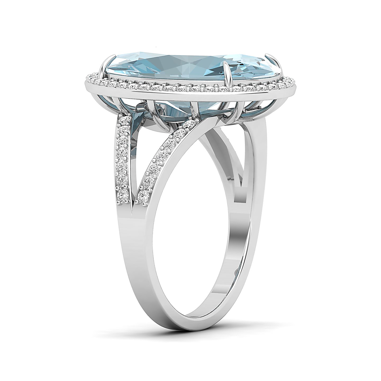 The Vintage Art Deco Aquamarine Ring