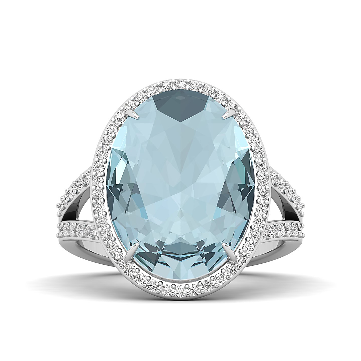 The Vintage Art Deco Aquamarine Ring