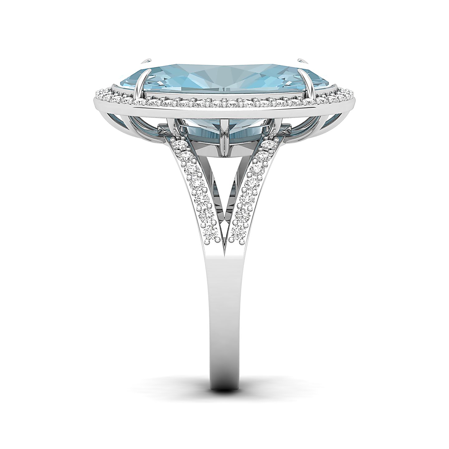 The Vintage Art Deco Aquamarine Ring
