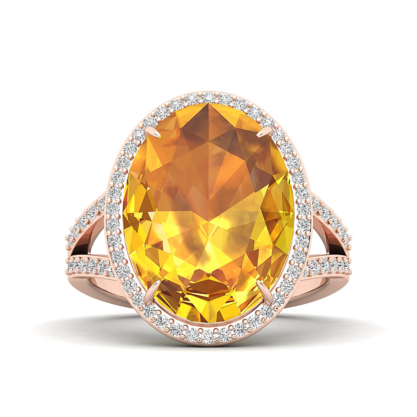 The Vintage Art Deco Yellow Sapphire Ring