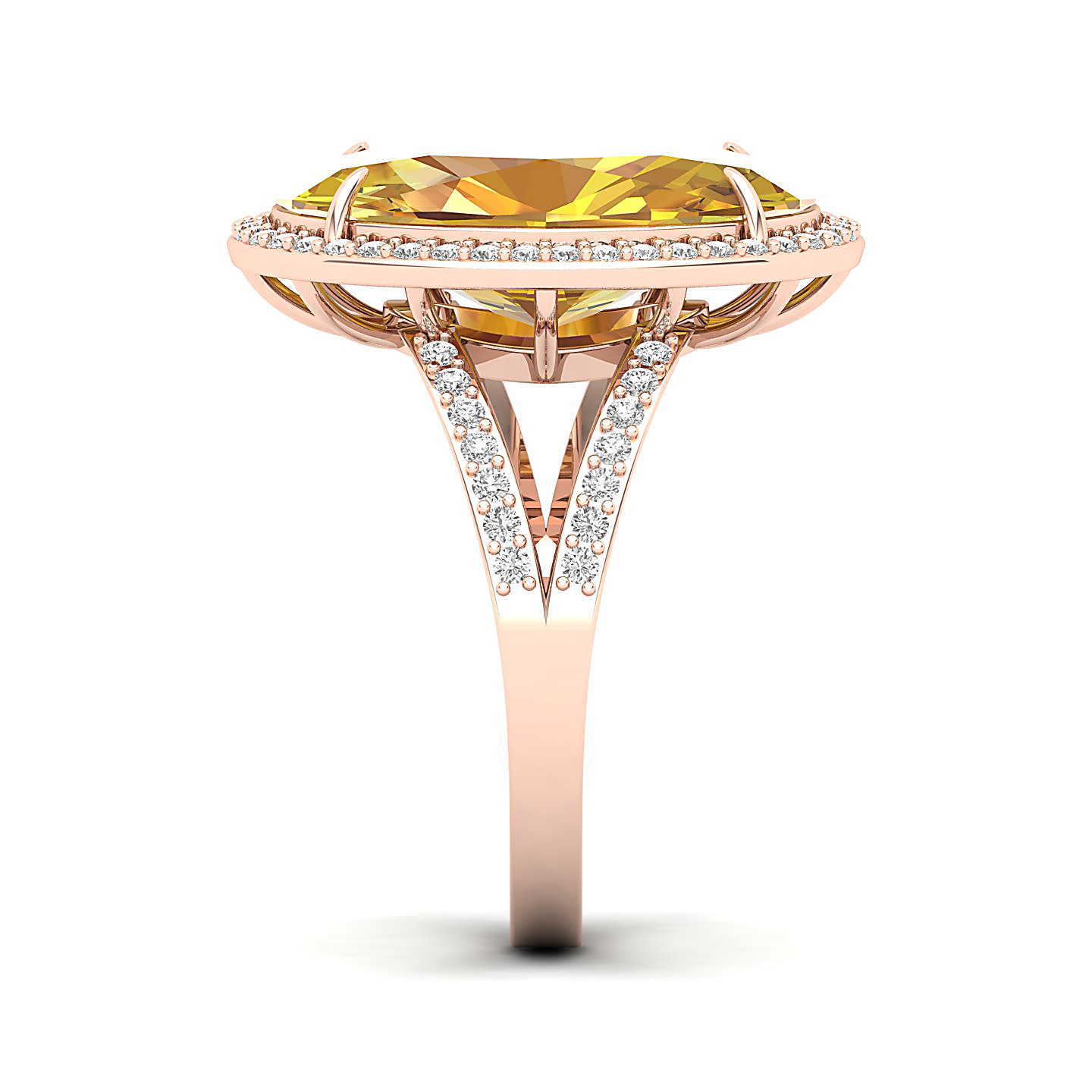 The Vintage Art Deco Yellow Sapphire Ring