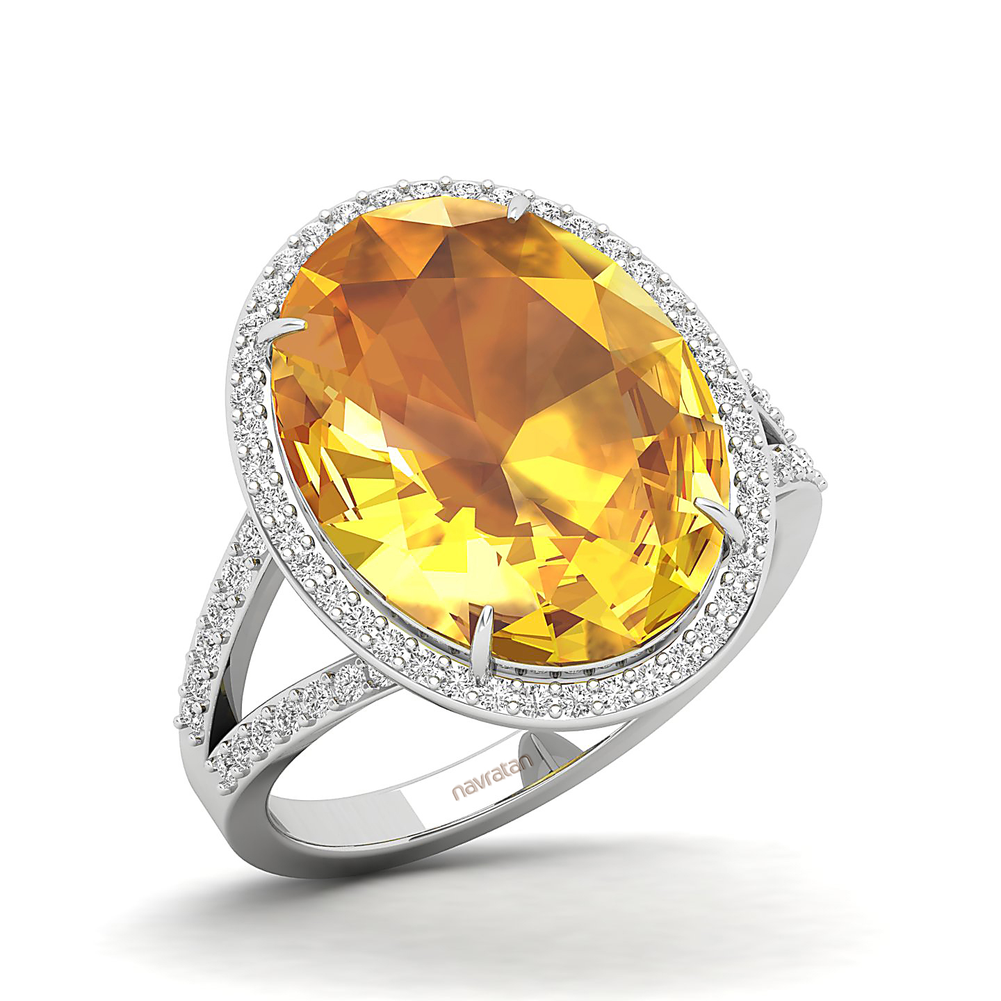 The Vintage Art Deco Yellow Sapphire Ring