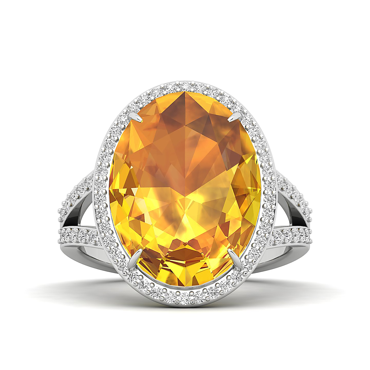 The Vintage Art Deco Yellow Sapphire Ring