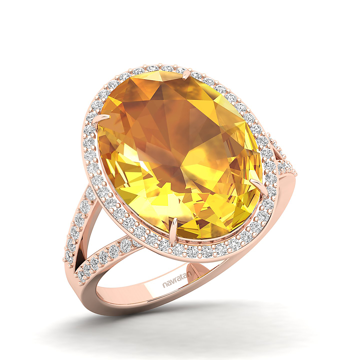 The Vintage Art Deco Yellow Sapphire Ring