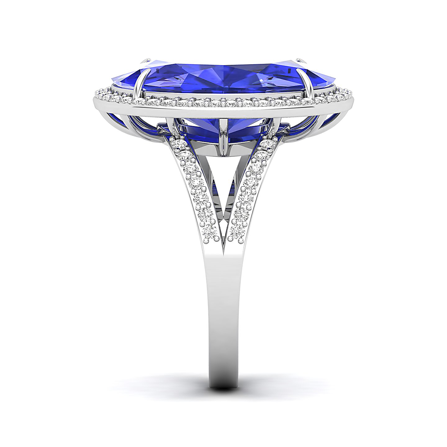 The Vintage Art DecoTanzanite ring