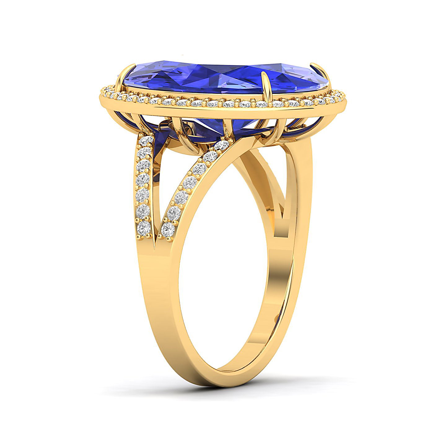The Vintage Art DecoTanzanite ring