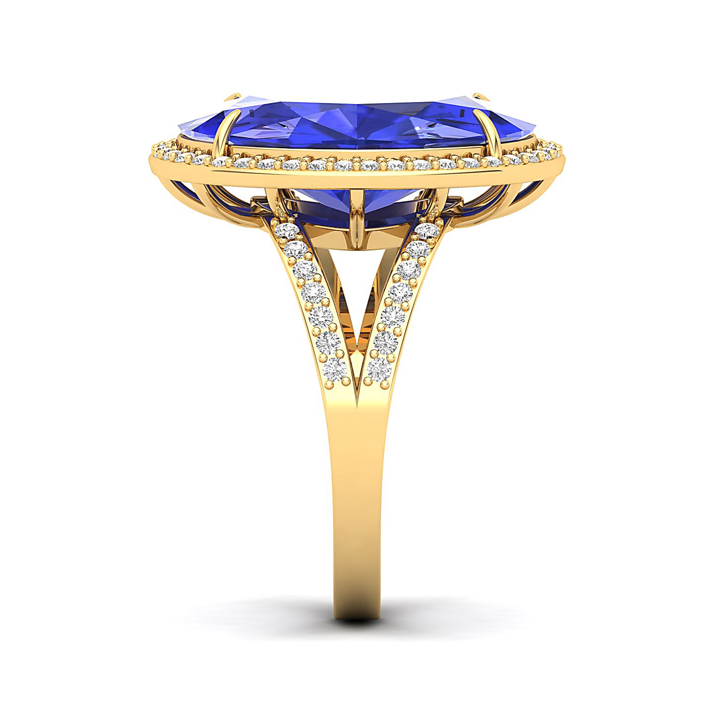The Vintage Art DecoTanzanite ring