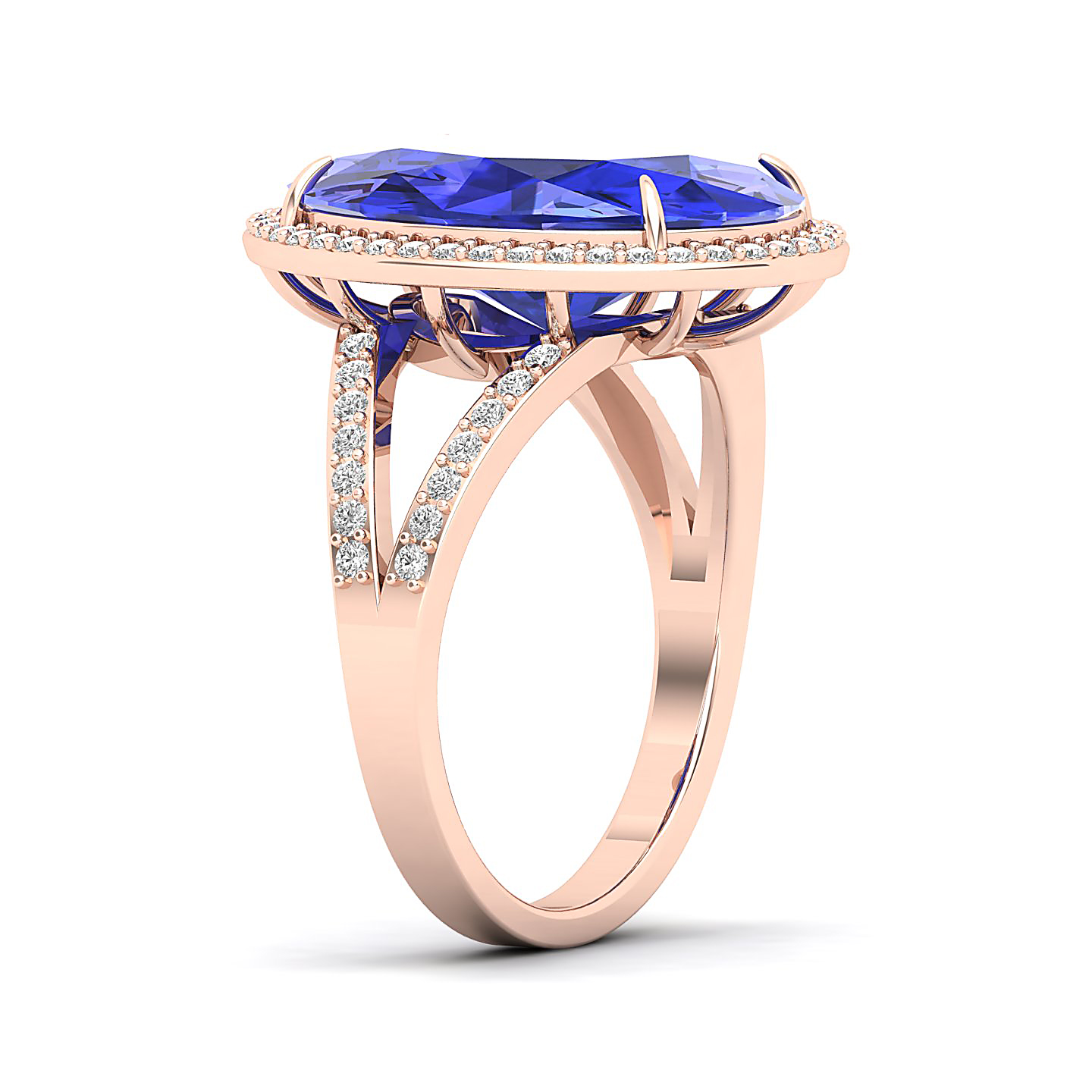 The Vintage Art DecoTanzanite ring