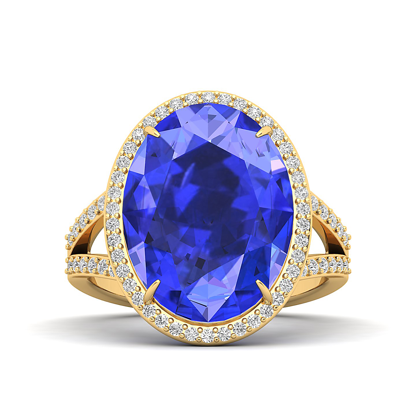 The Vintage Art DecoTanzanite ring
