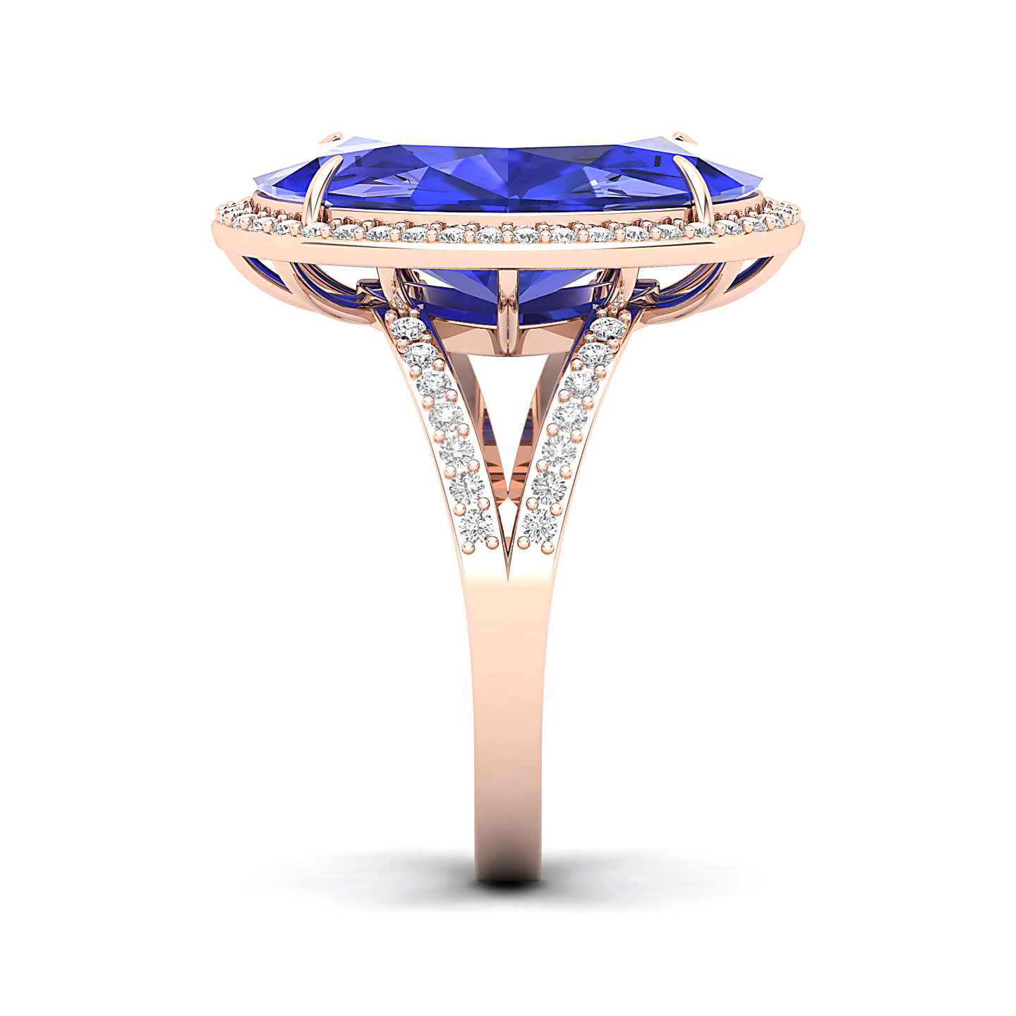 The Vintage Art DecoTanzanite ring