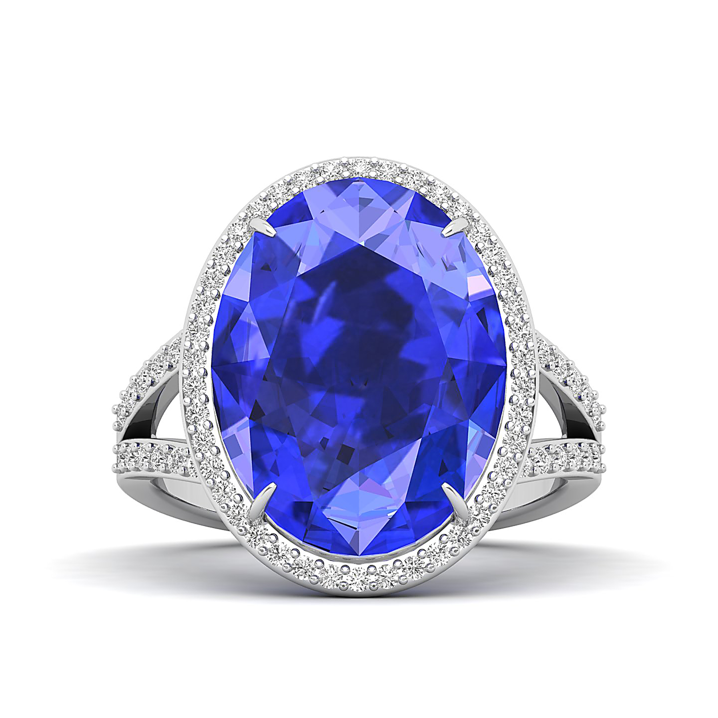 The Vintage Art DecoTanzanite ring