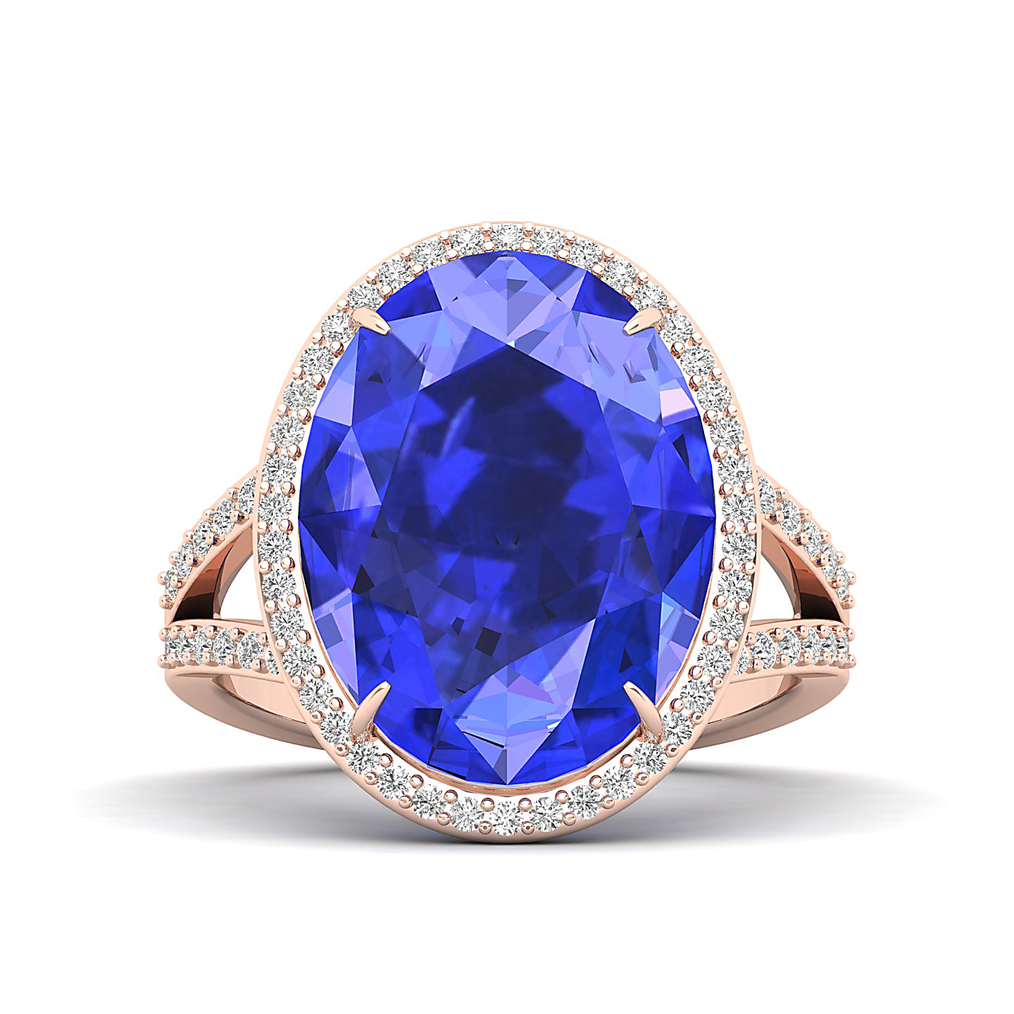 The Vintage Art DecoTanzanite ring