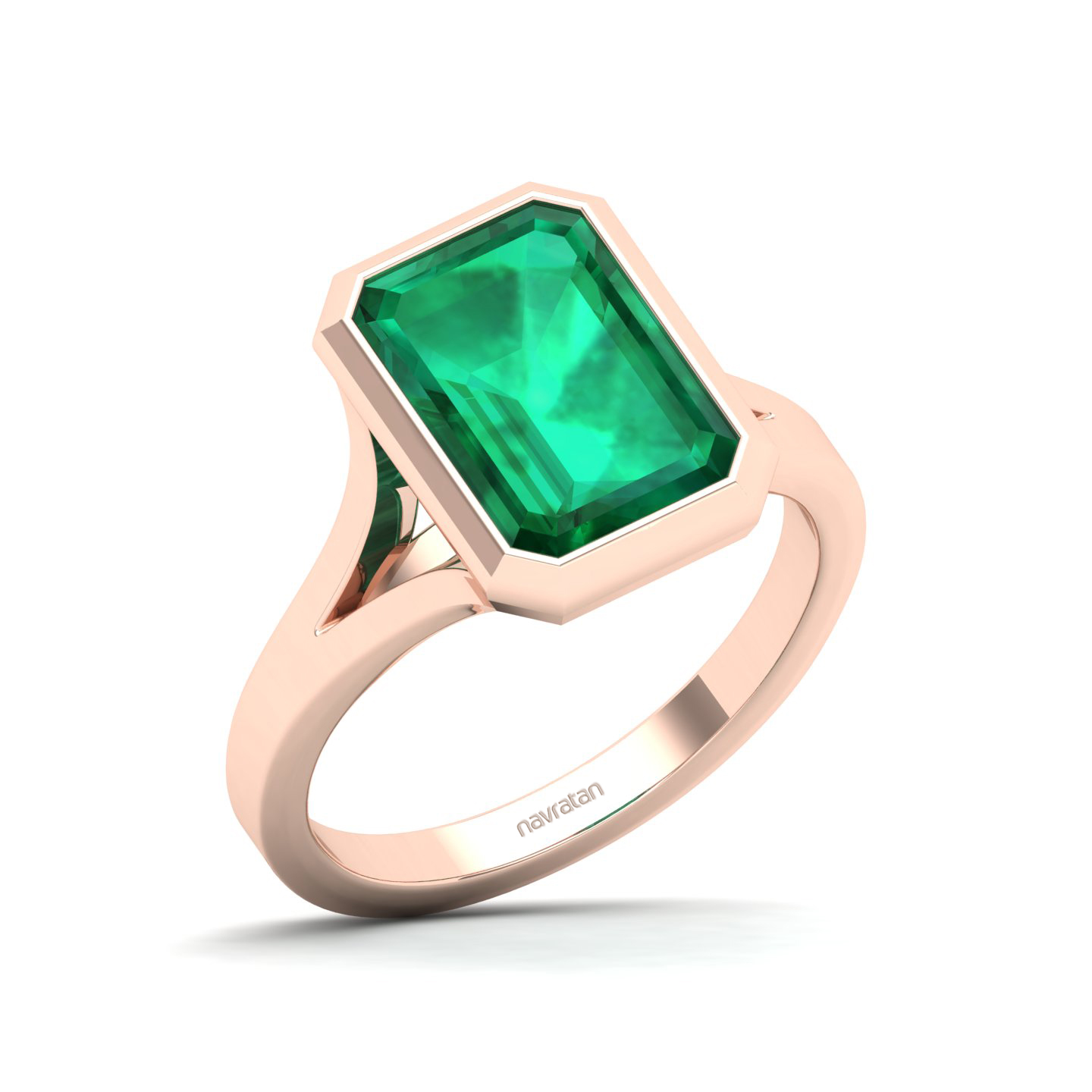 The Vivacious Emerald Gold Ring