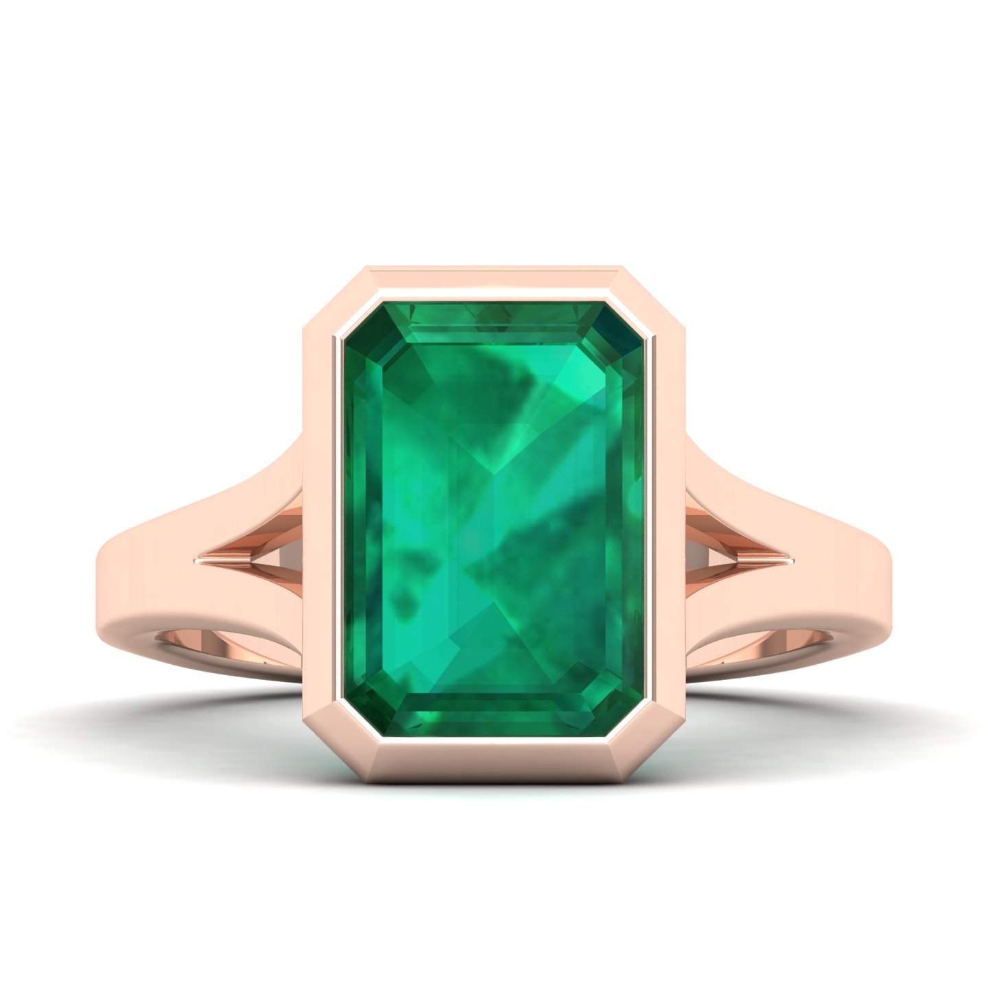The Vivacious Emerald Gold Ring