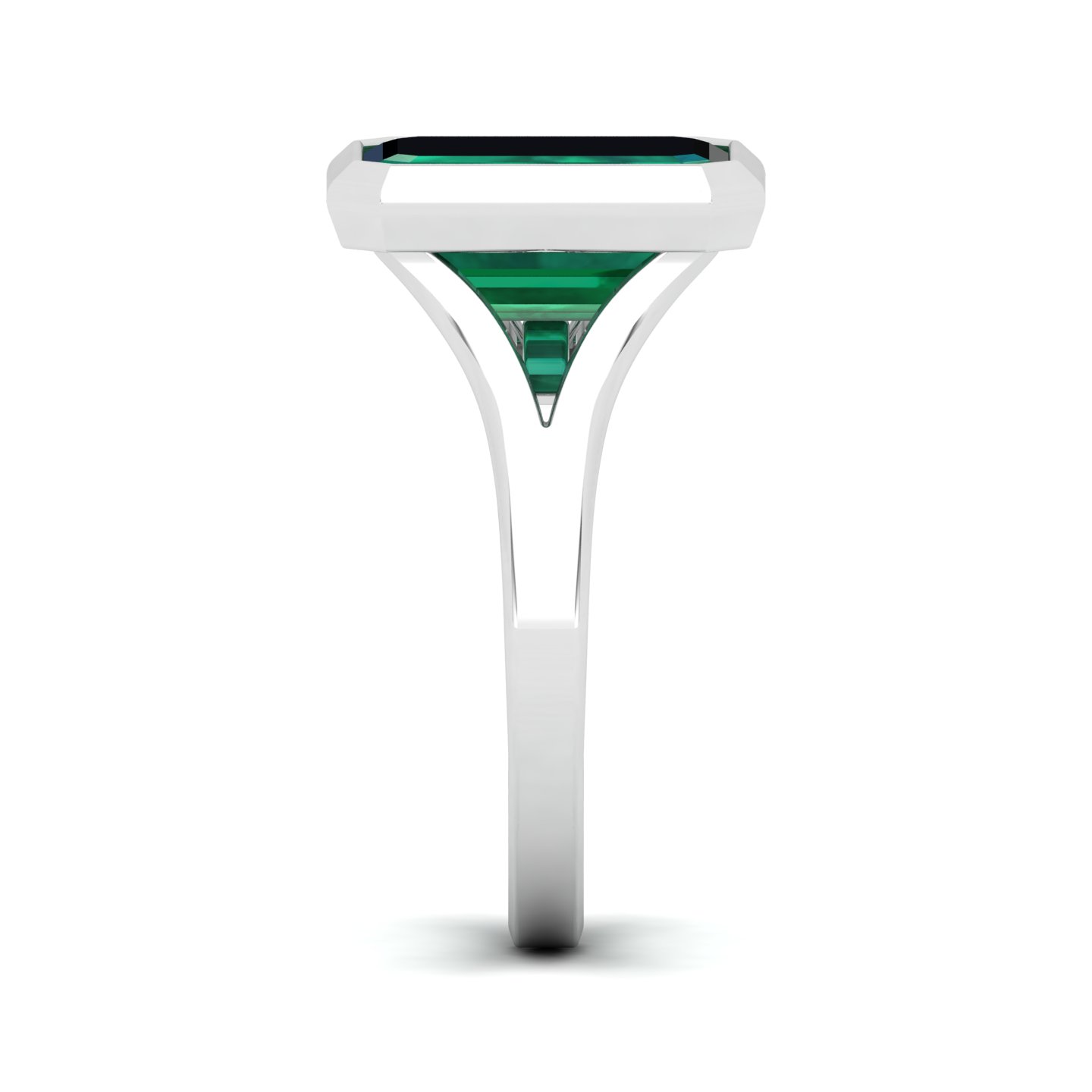 The Vivacious Emerald Gold Ring