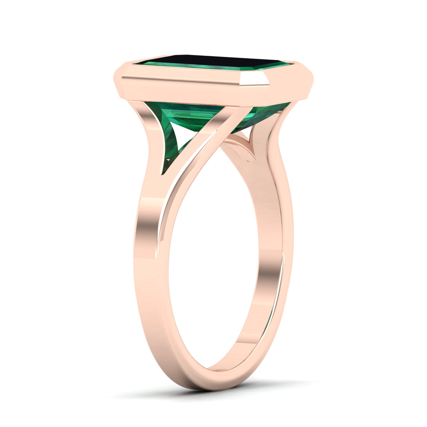 The Vivacious Emerald Gold Ring