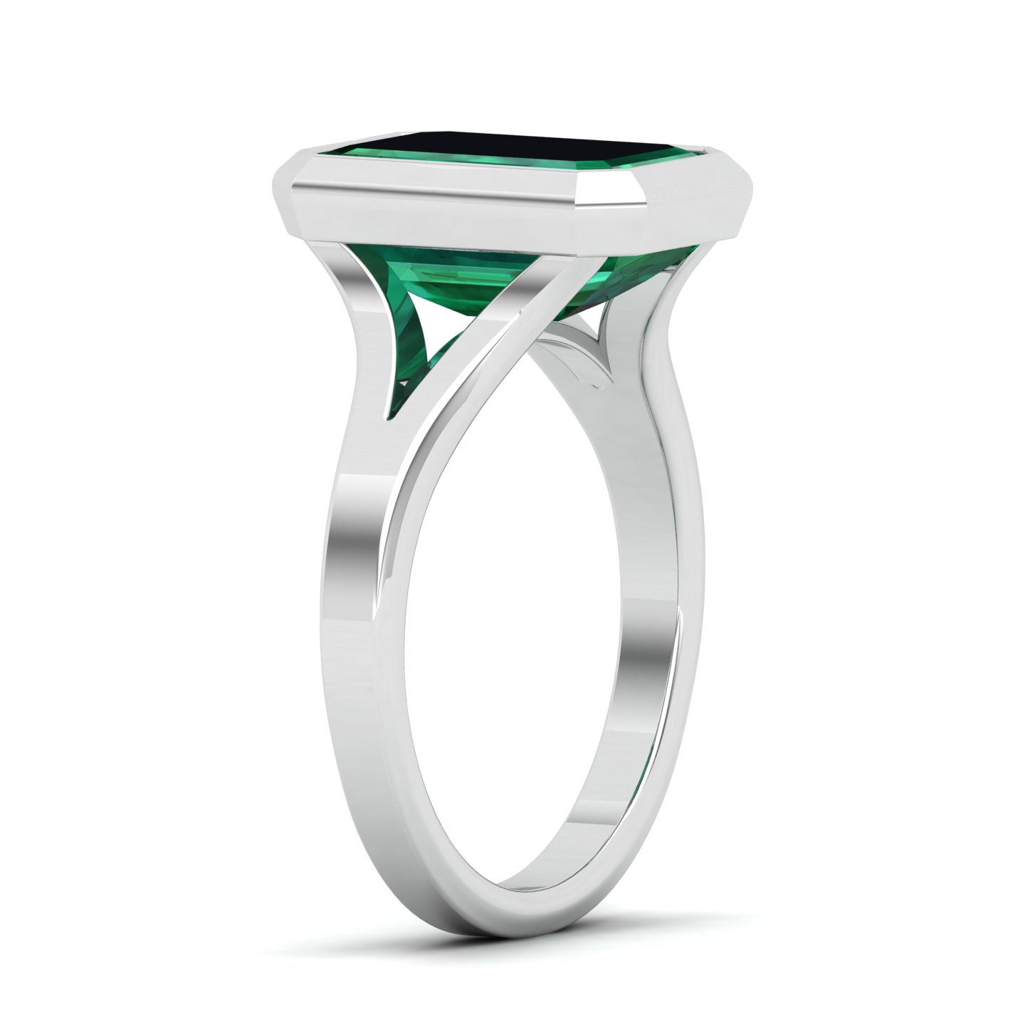 The Vivacious Emerald Gold Ring