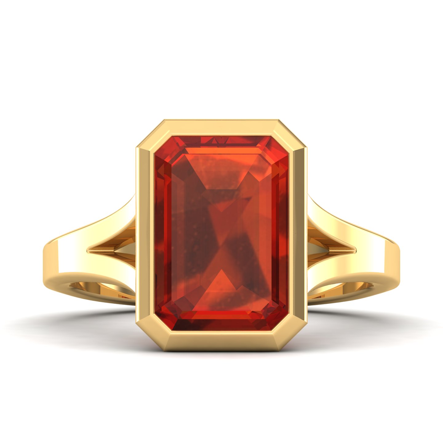 The Vivacious Hessonite Gold Ring