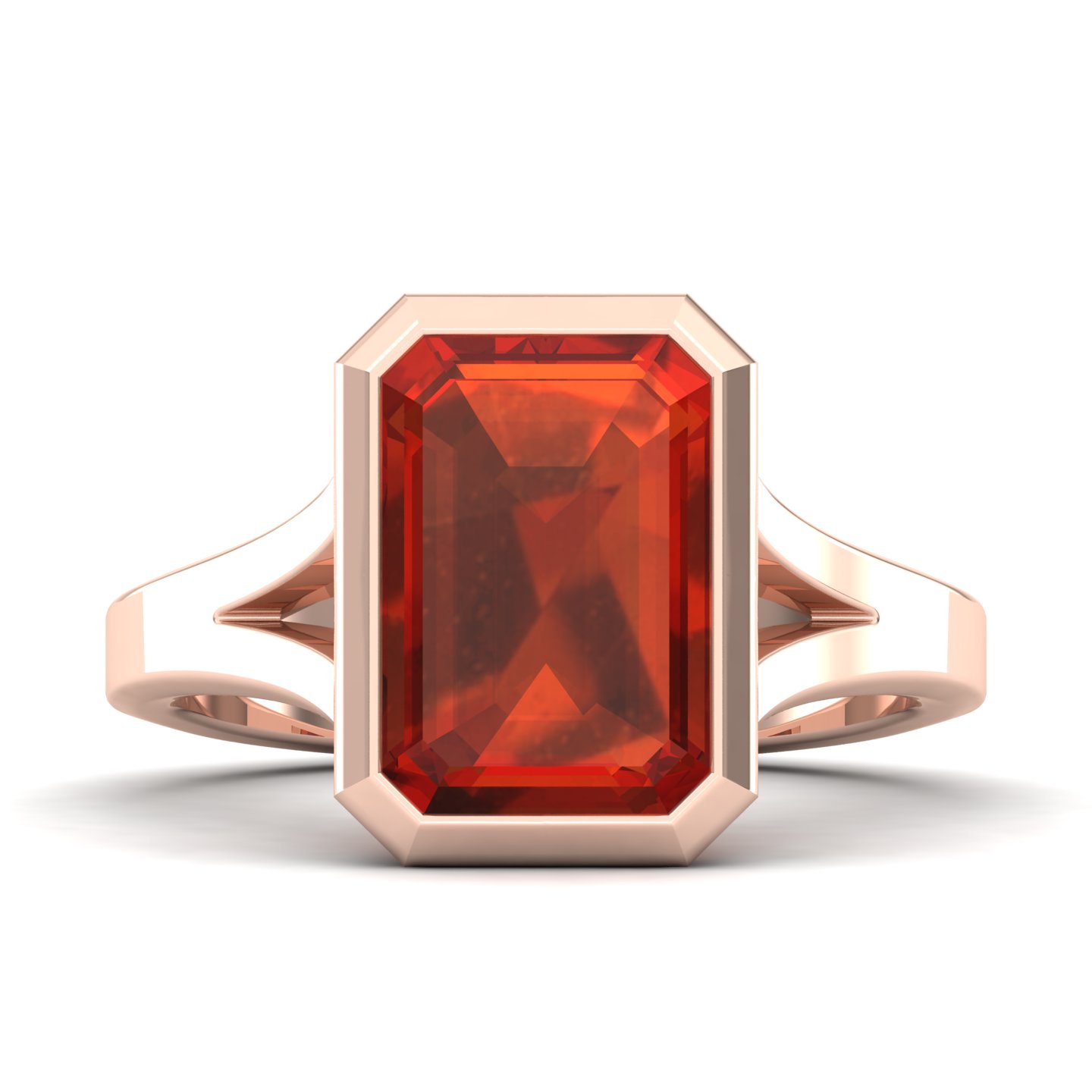 The Vivacious Hessonite Gold Ring