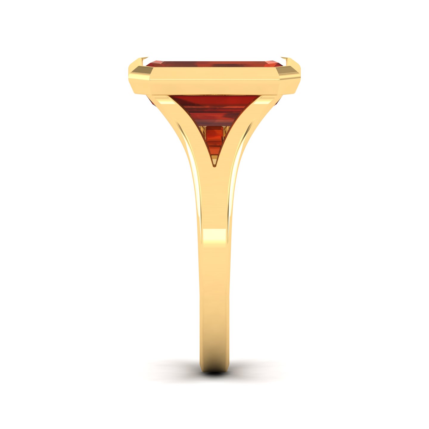 The Vivacious Hessonite Gold Ring
