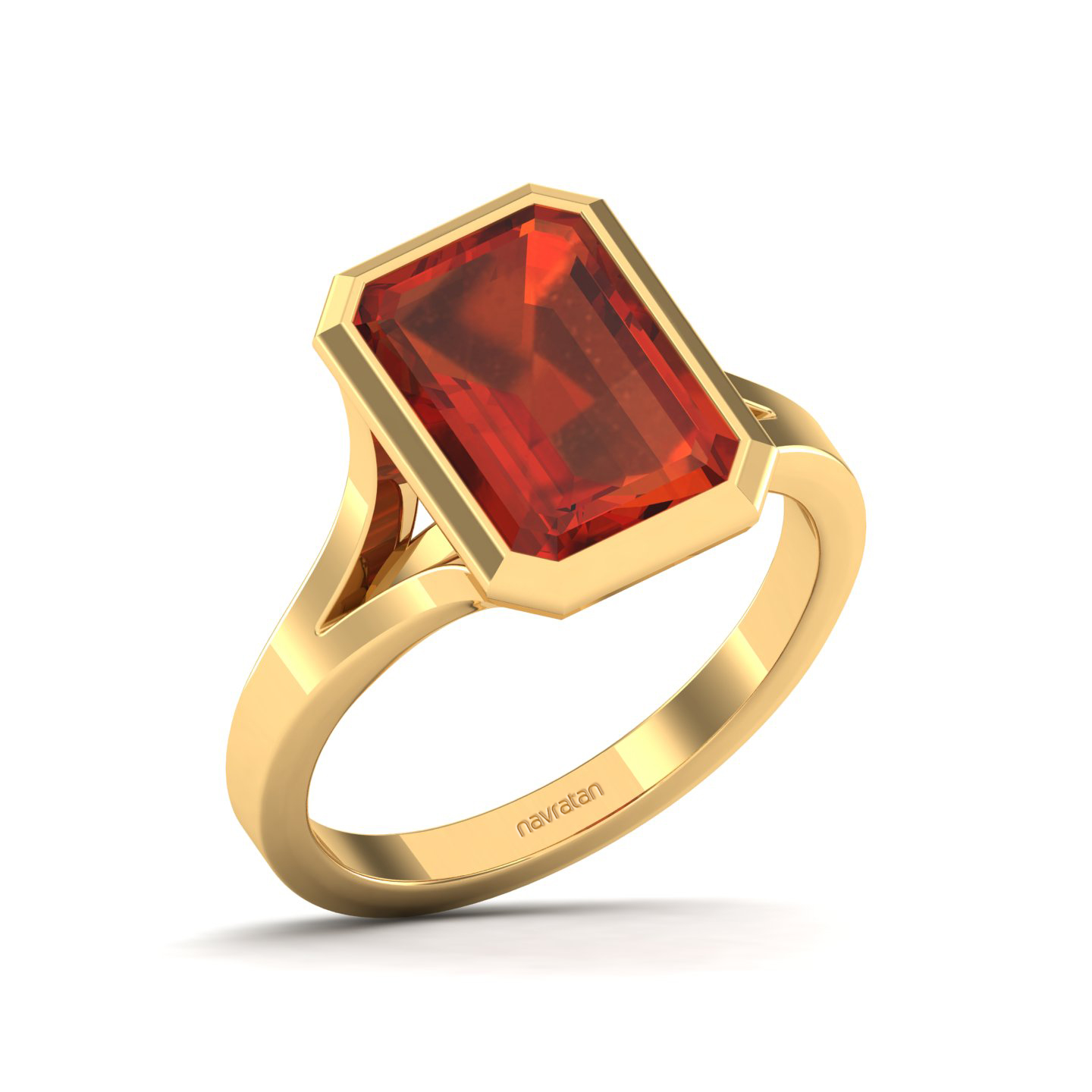 The Vivacious Hessonite Gold Ring