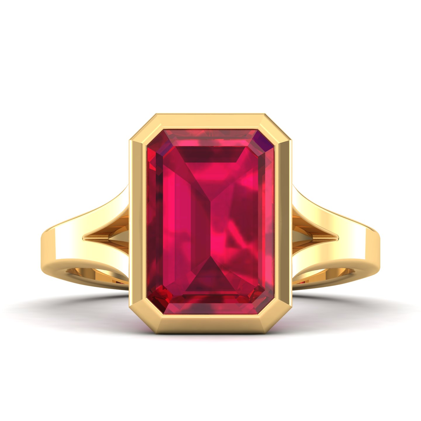 Ruby Gold Metal The Vivacious Ruby Gold Ring