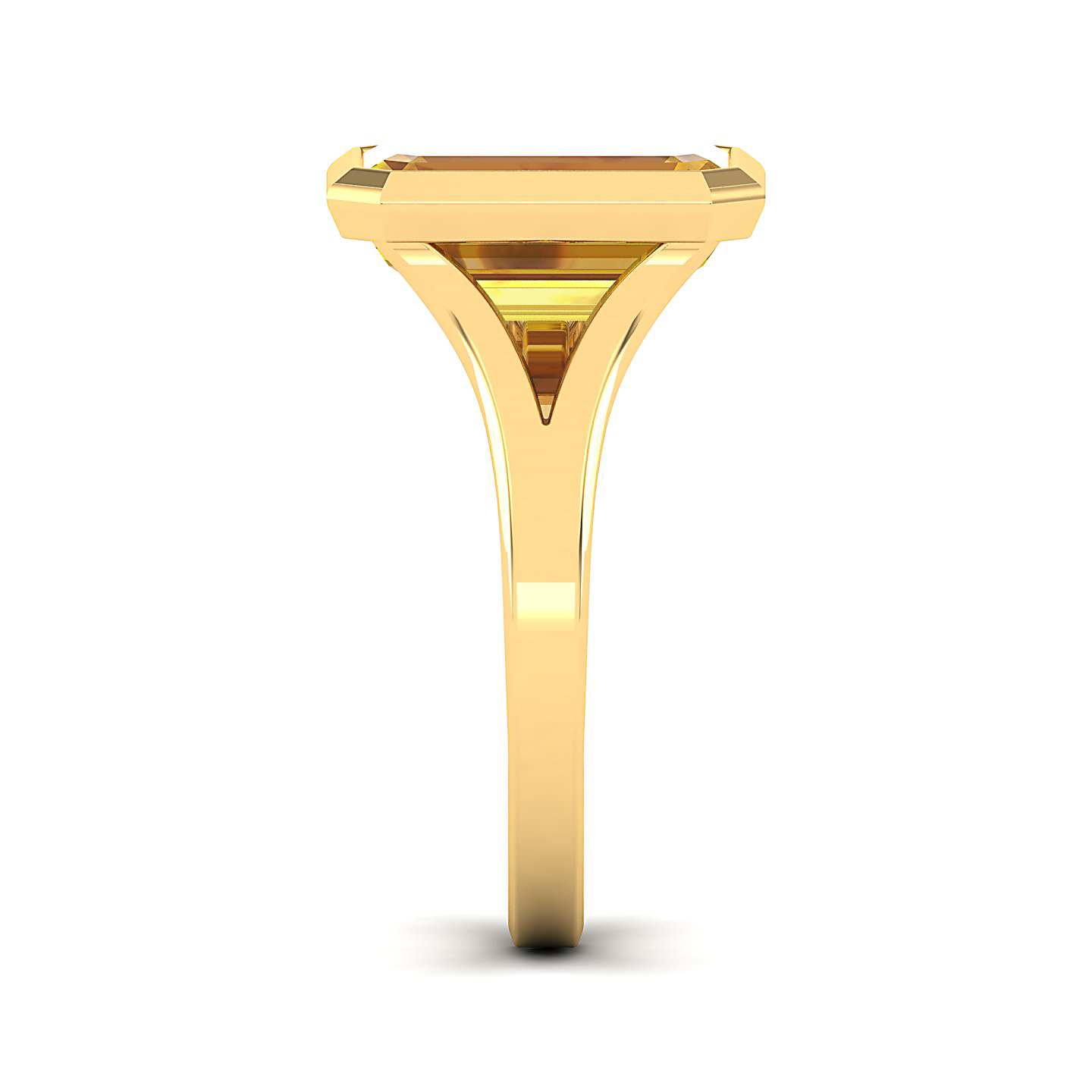 The Vivacious Yellow Sapphire Gold Ring
