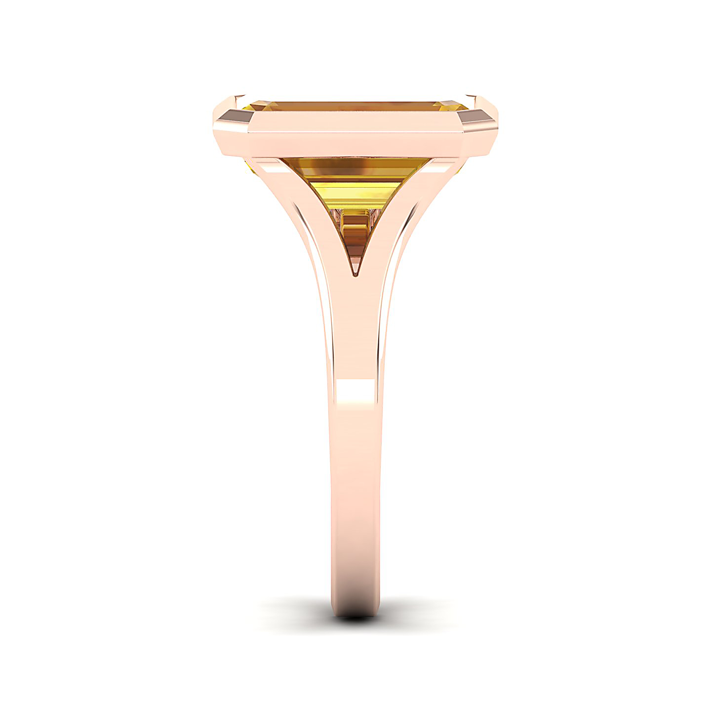 The Vivacious Yellow Sapphire Gold Ring