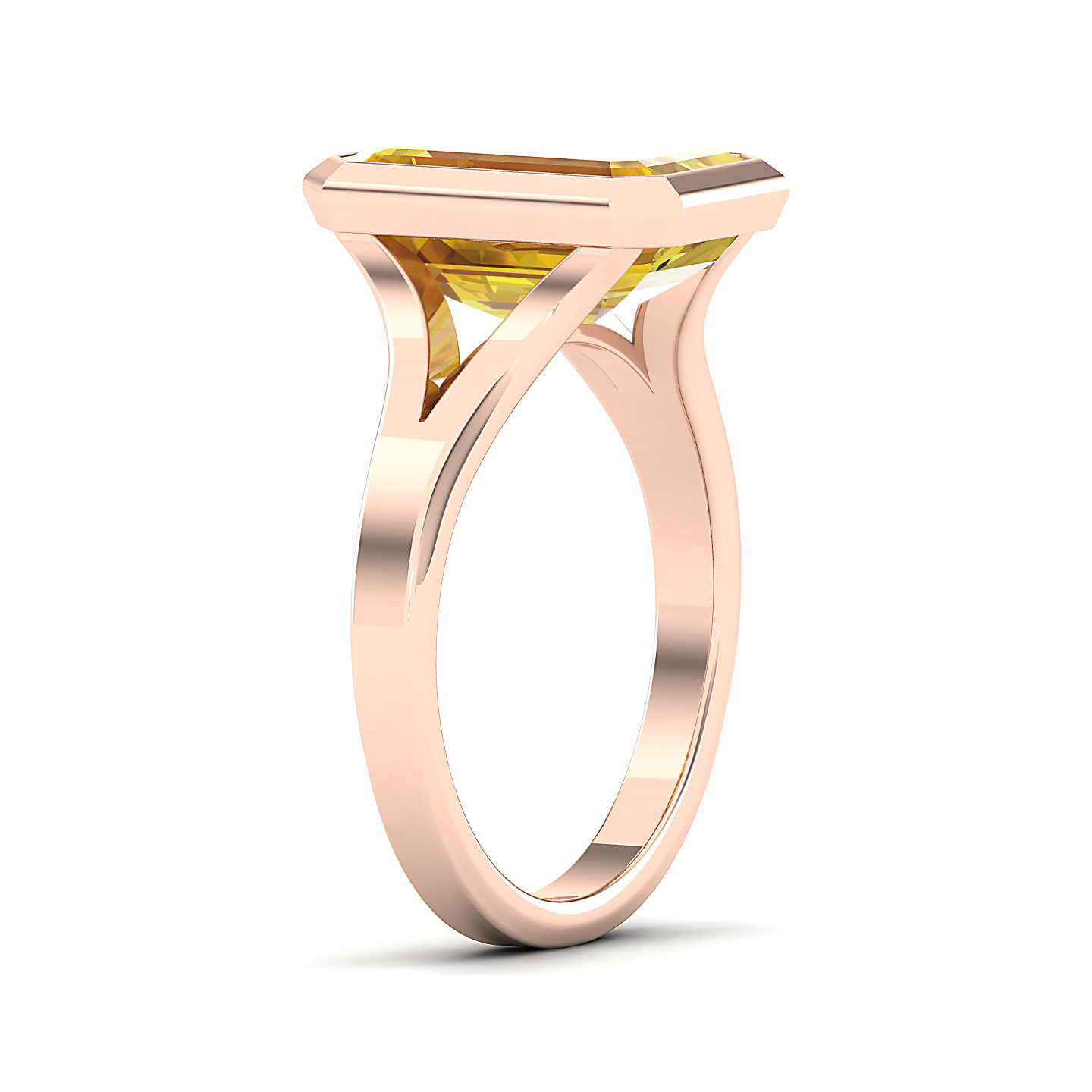 The Vivacious Yellow Sapphire Gold Ring