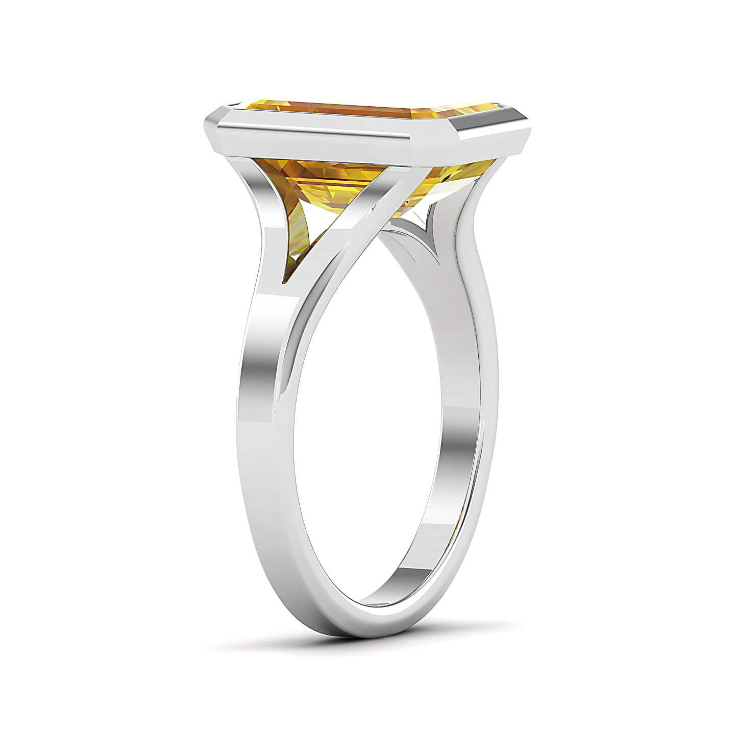 The Vivacious Yellow Sapphire Gold Ring