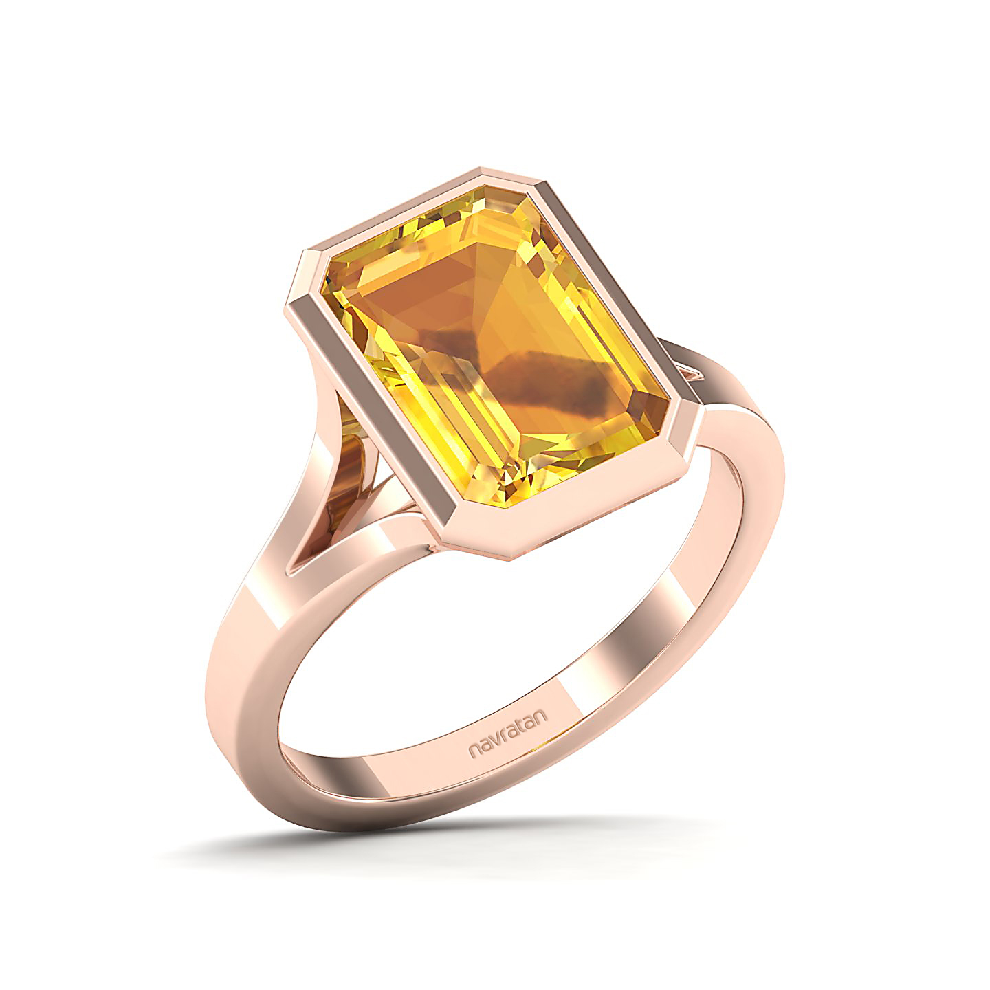 The Vivacious Yellow Sapphire Gold Ring