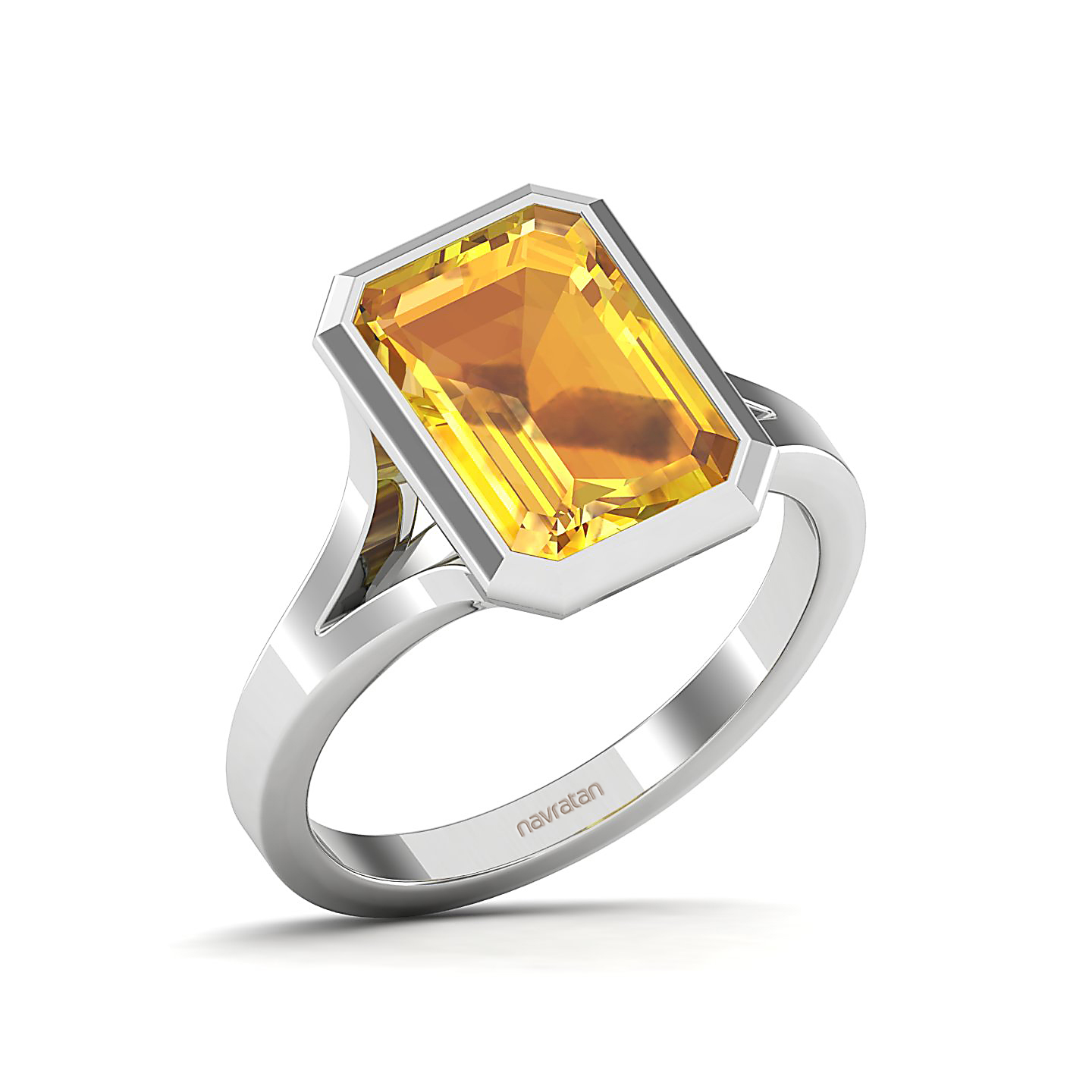 The Vivacious Yellow Sapphire Gold Ring
