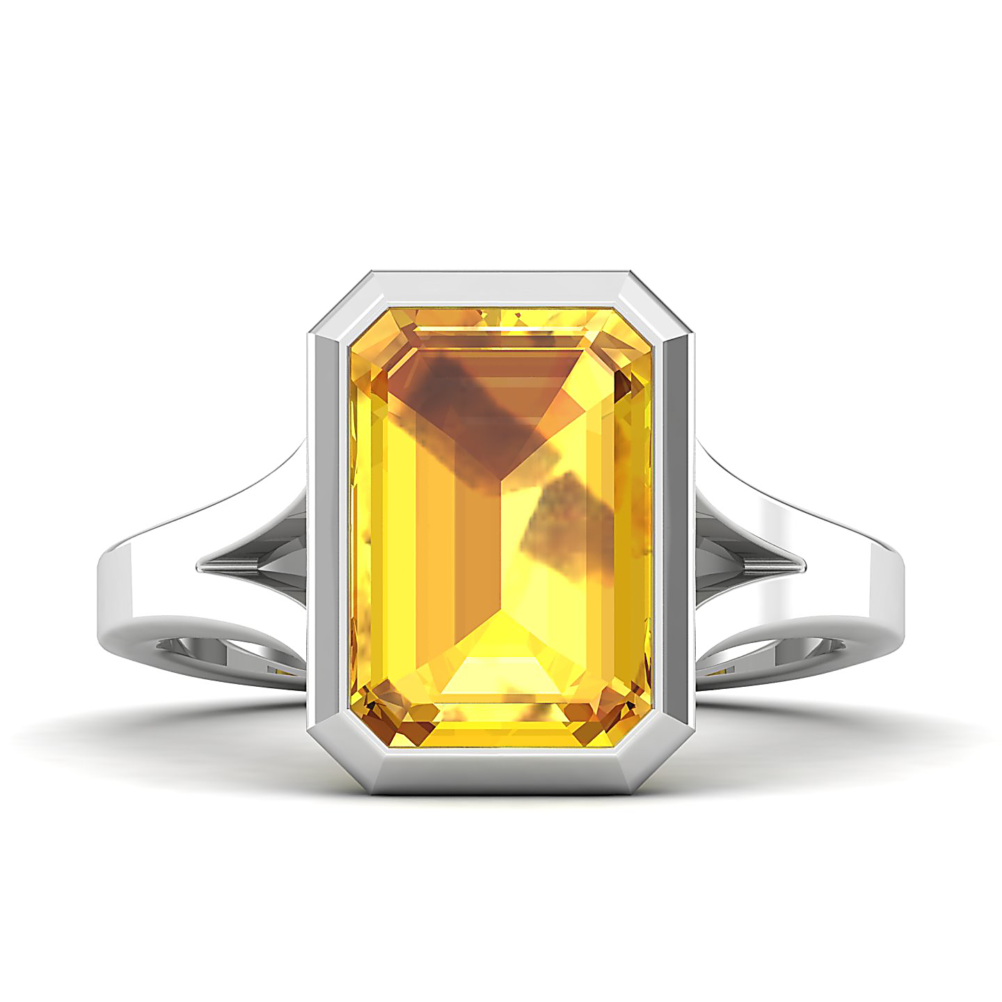 The Vivacious Yellow Sapphire Gold Ring