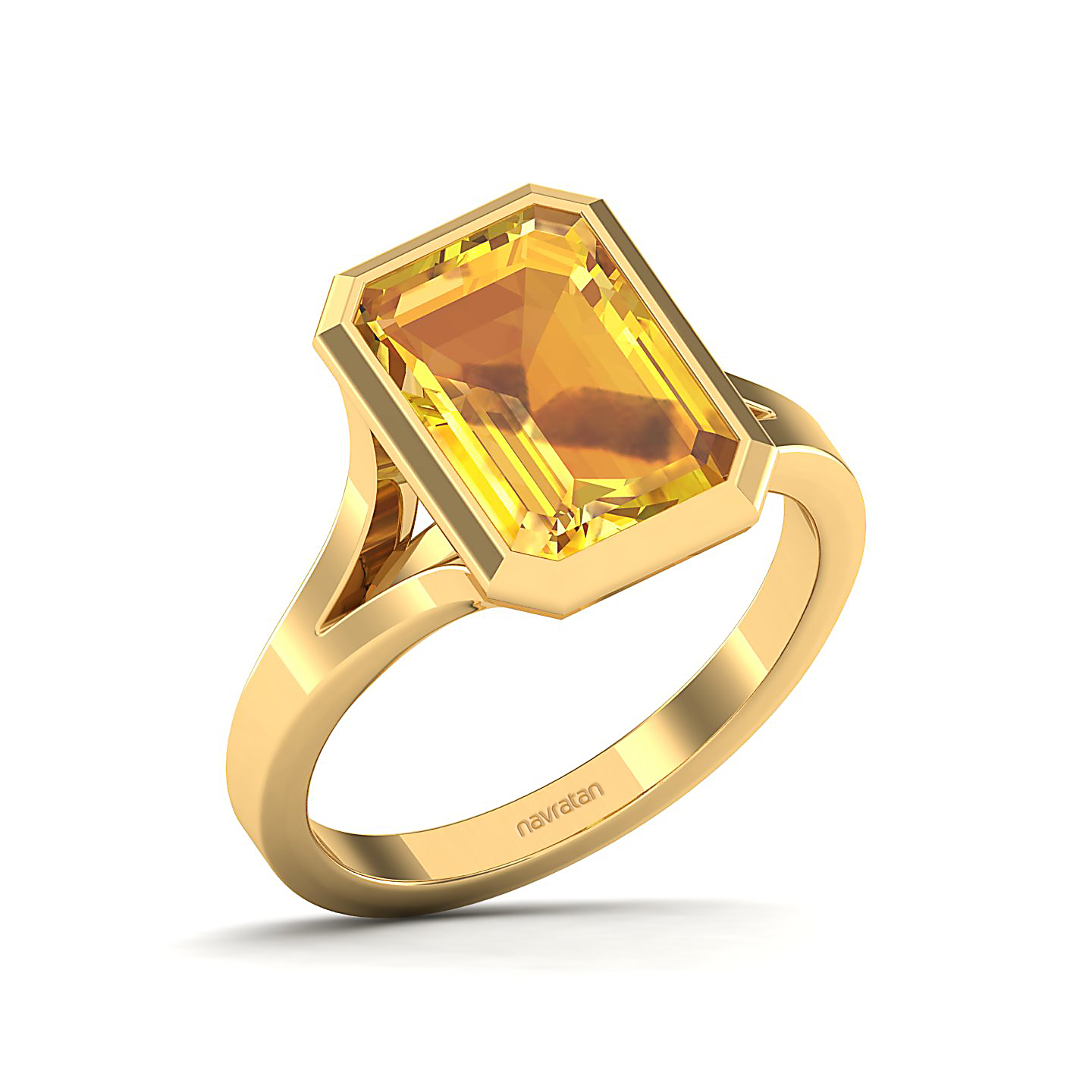 The Vivacious Yellow Sapphire Gold Ring