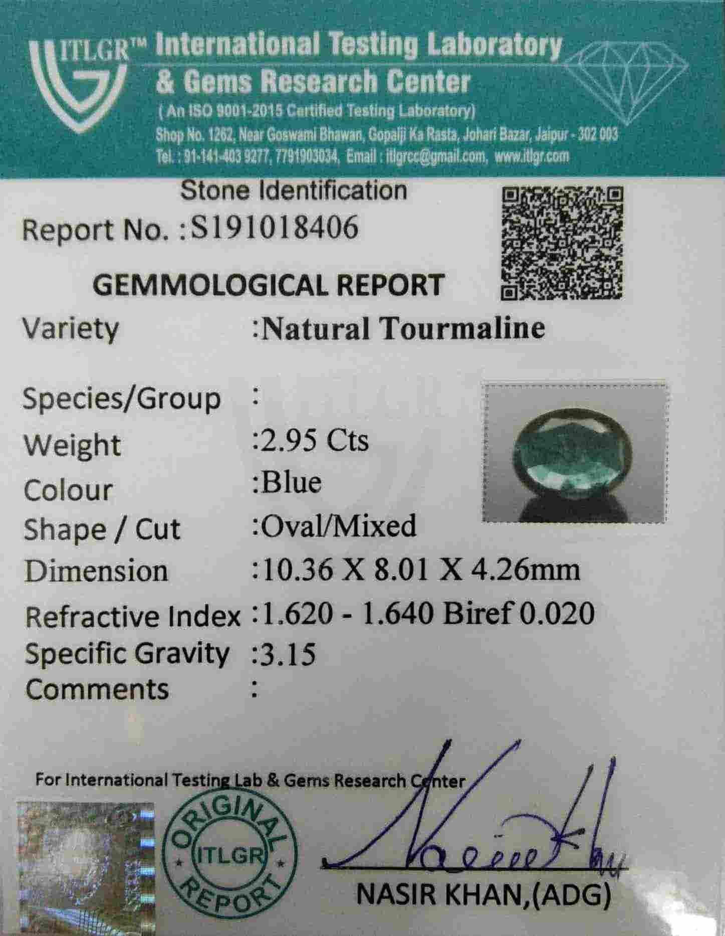 Tourmaline - 2.95 Carat