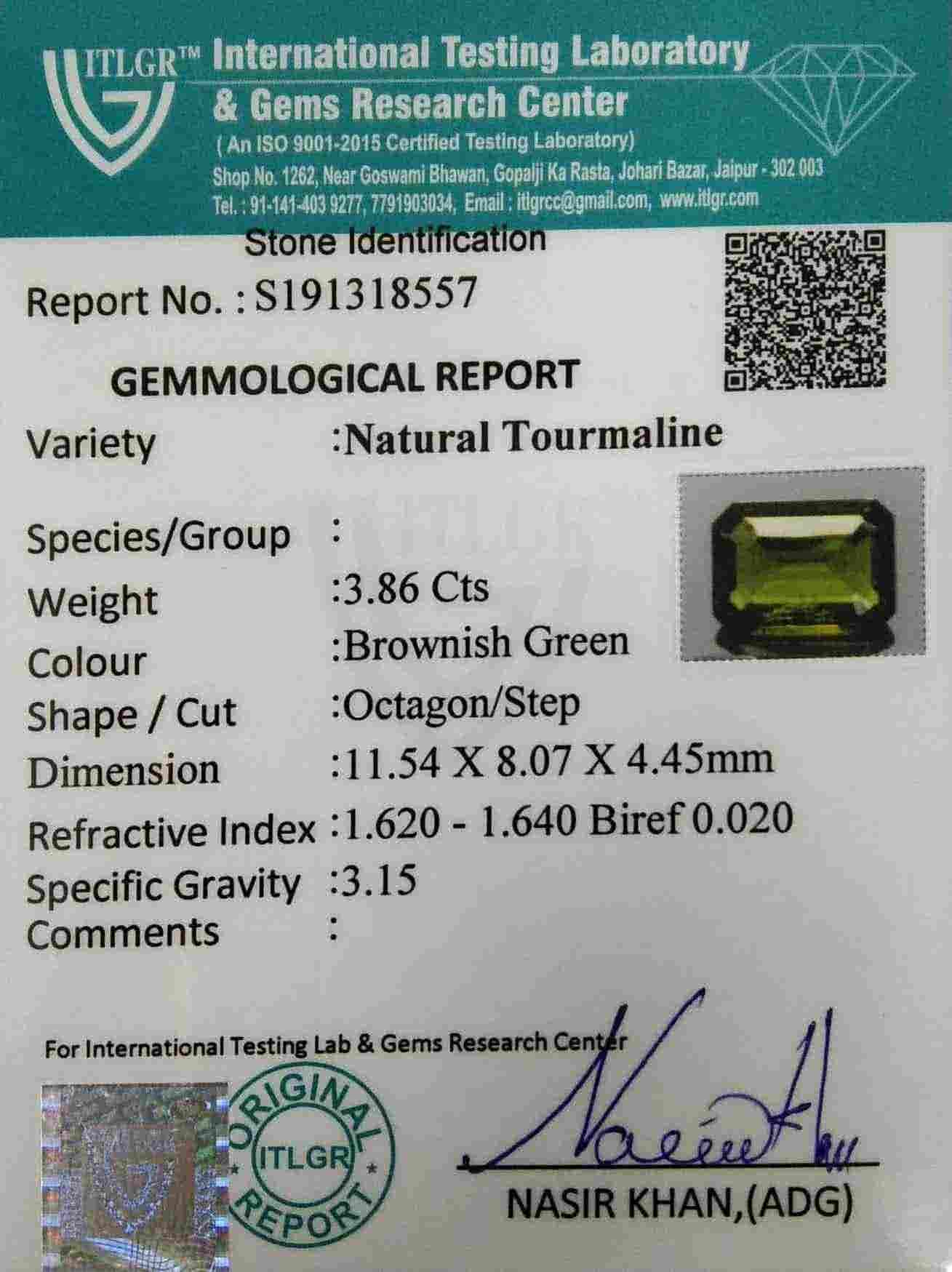 Tourmaline - 3.86 Carat