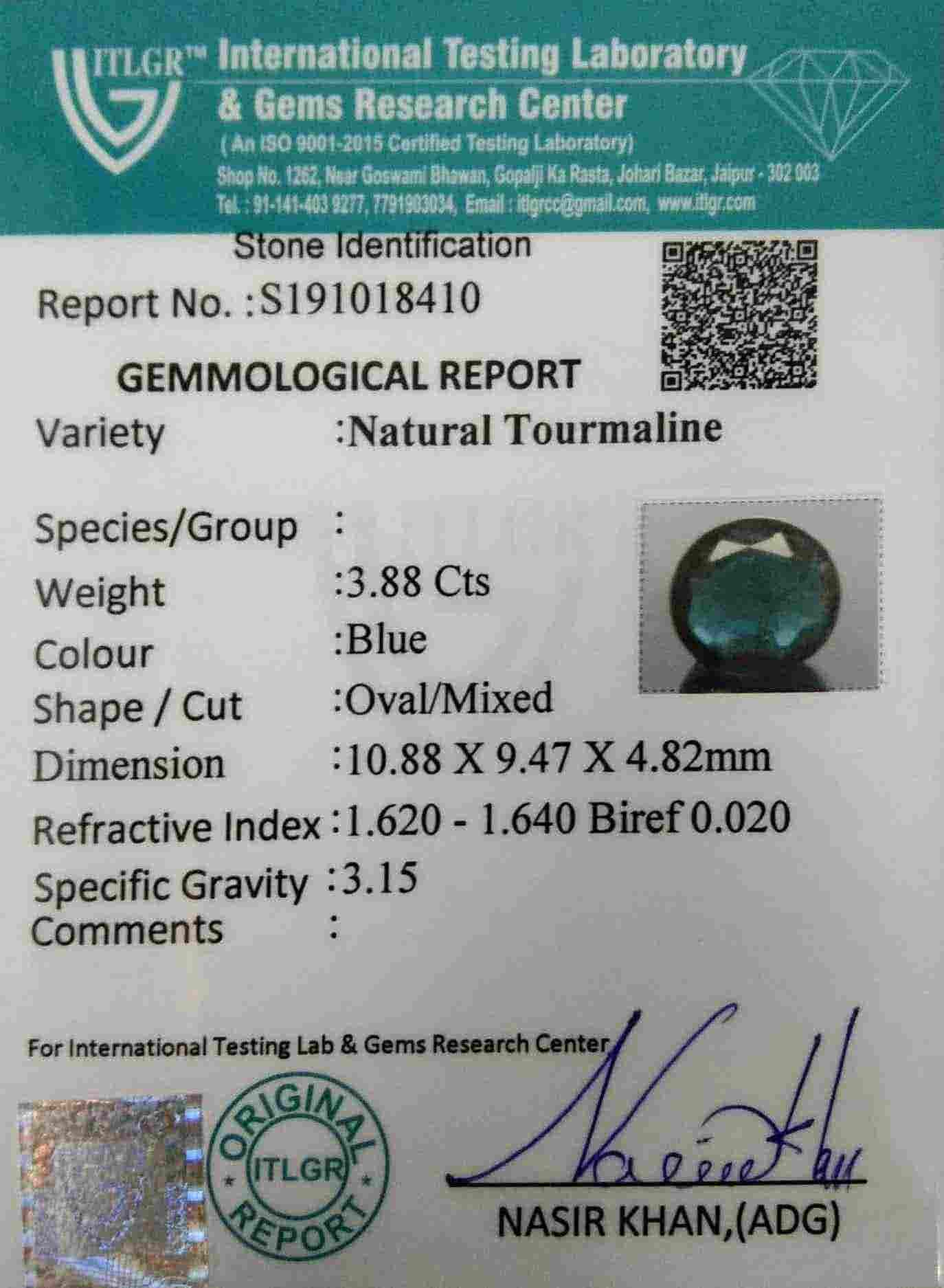 Tourmaline - 3.88 Carat