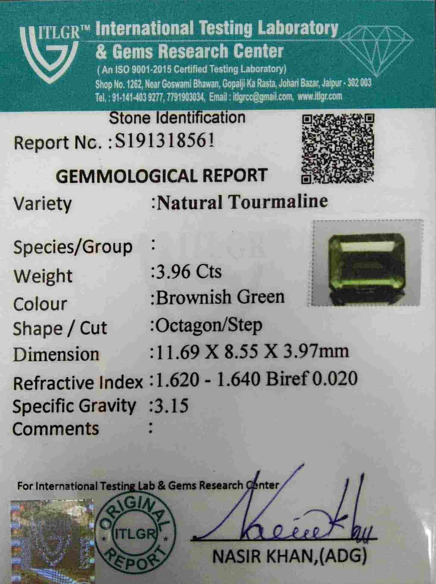 Tourmaline - 3.96 Carat